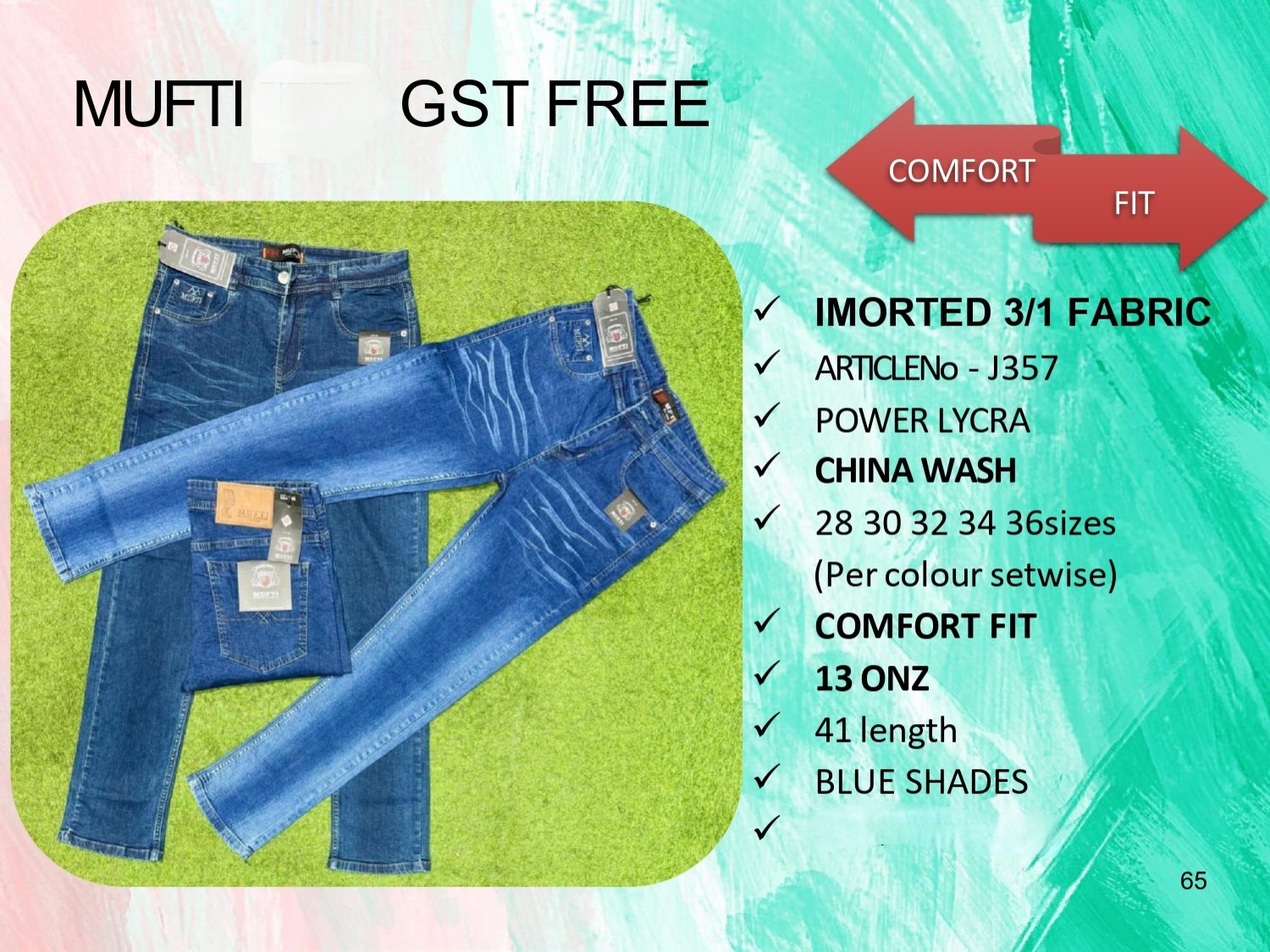 Men's Denim Jeans- MUFTI