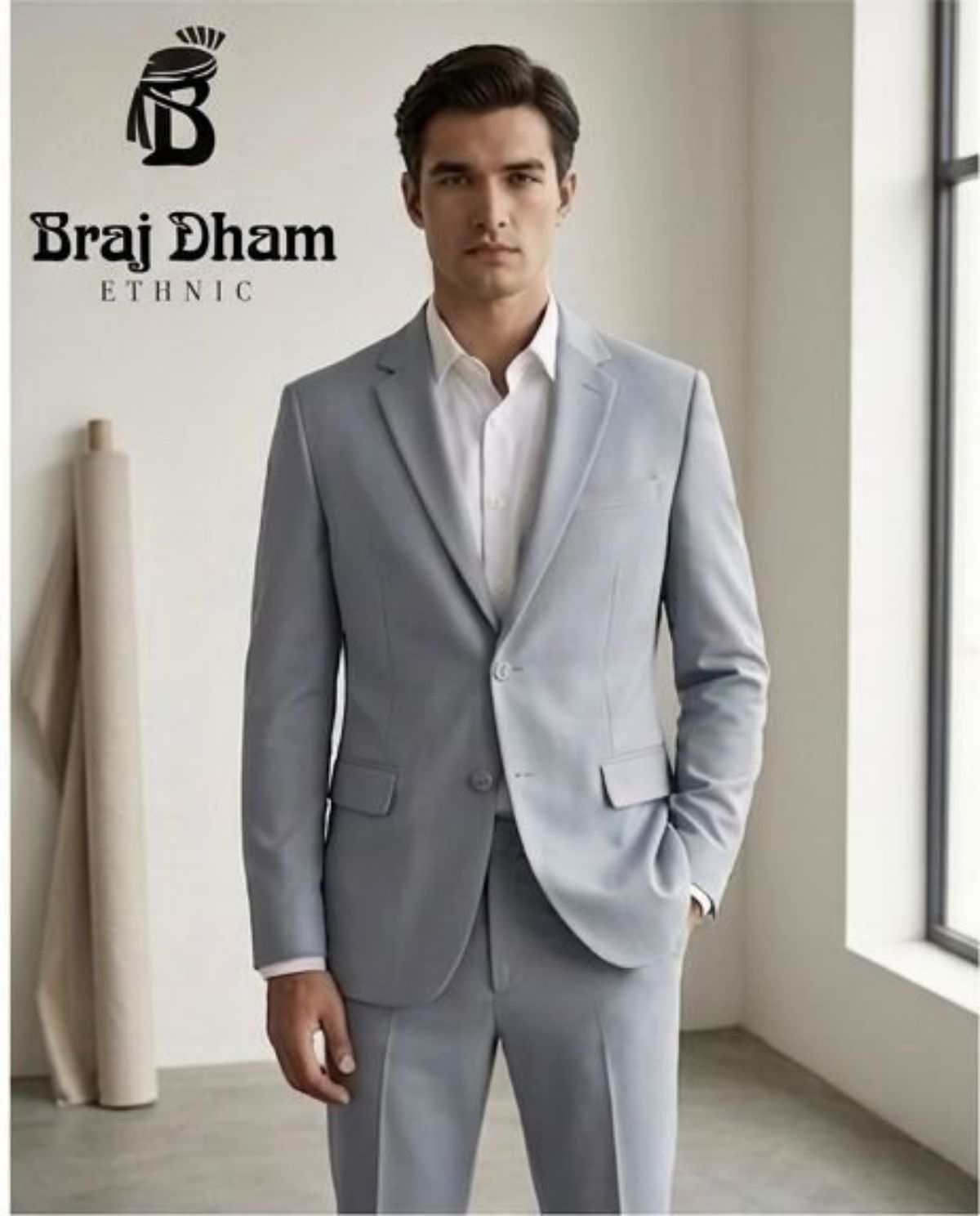 Braj Dham Ethnic Men's Blazer D No- 105