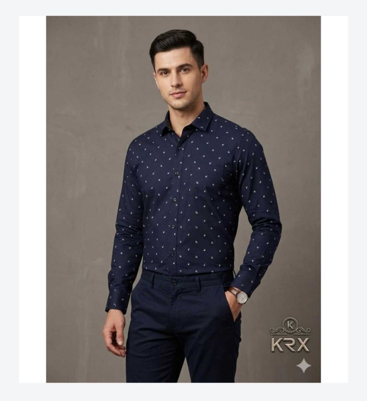 KRX Men's Cotton Poly Shirts Printed
