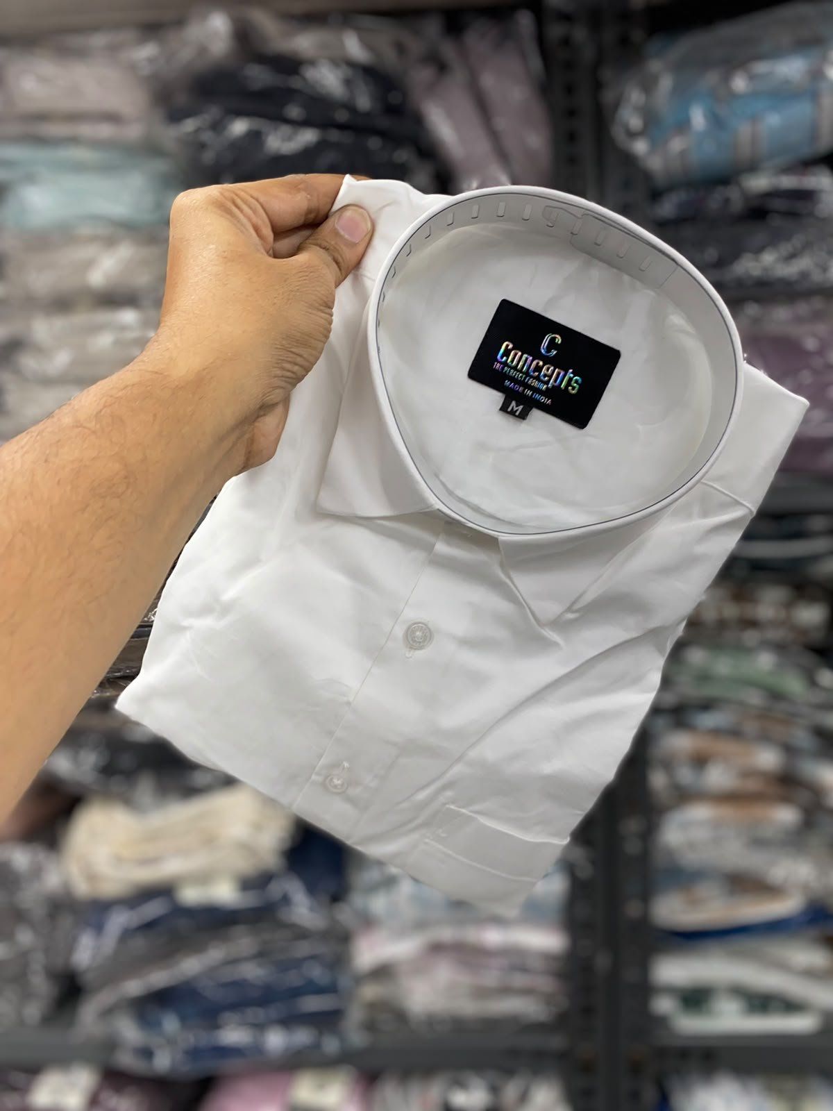 Concepts Men's Partywear Satin Full Sleeve Shirts