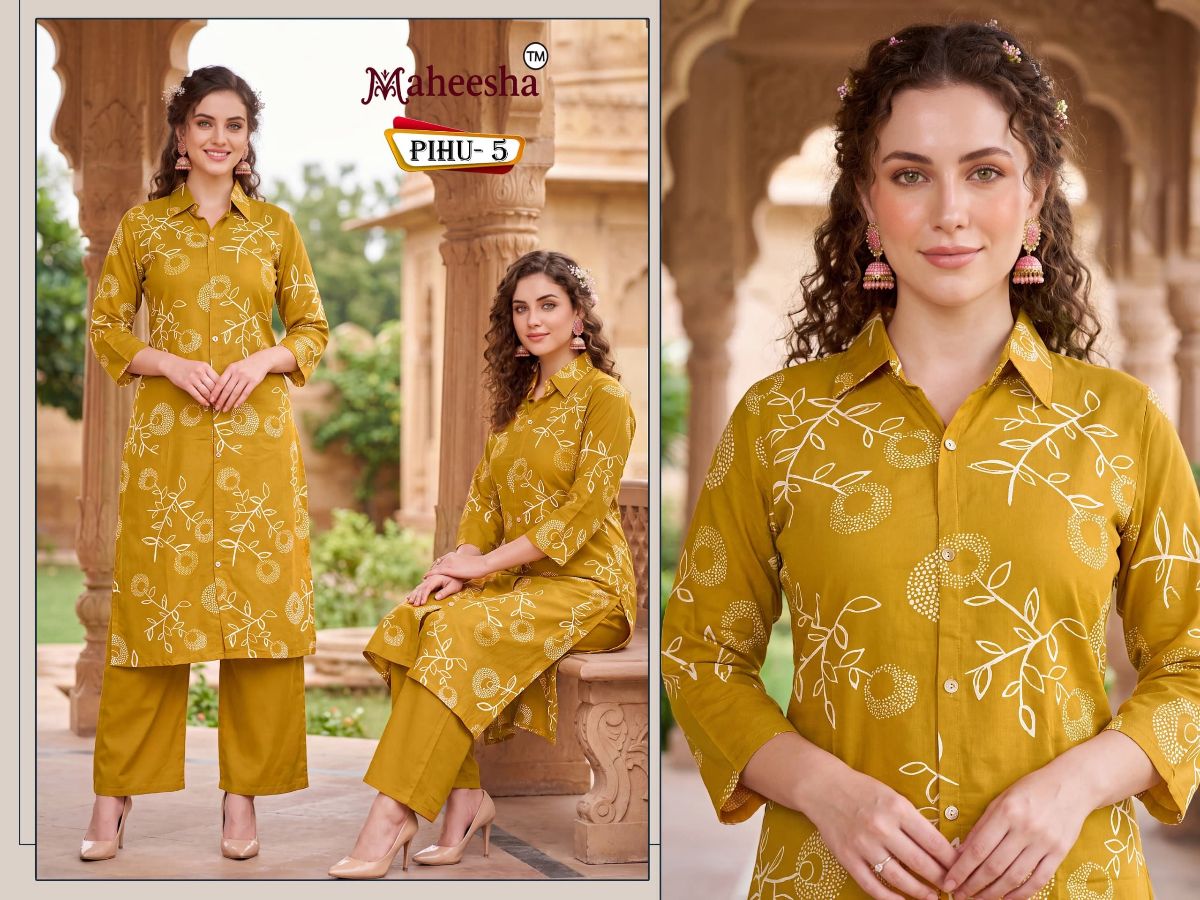 Rani Vastram Women's Ethnic Wear Suit & Bottom Set -Pihu-5