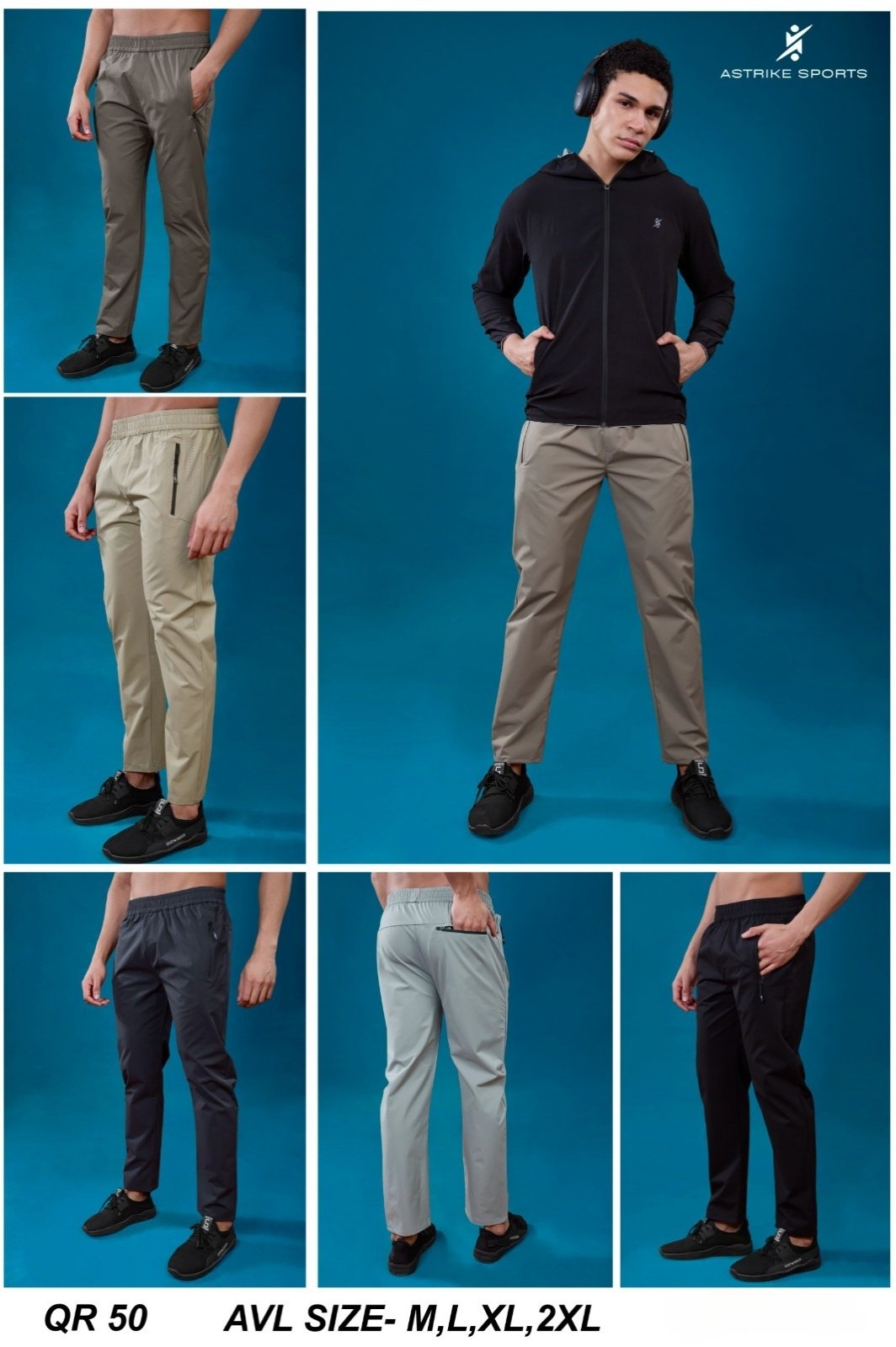 Men's Trackpants- QR-50-C