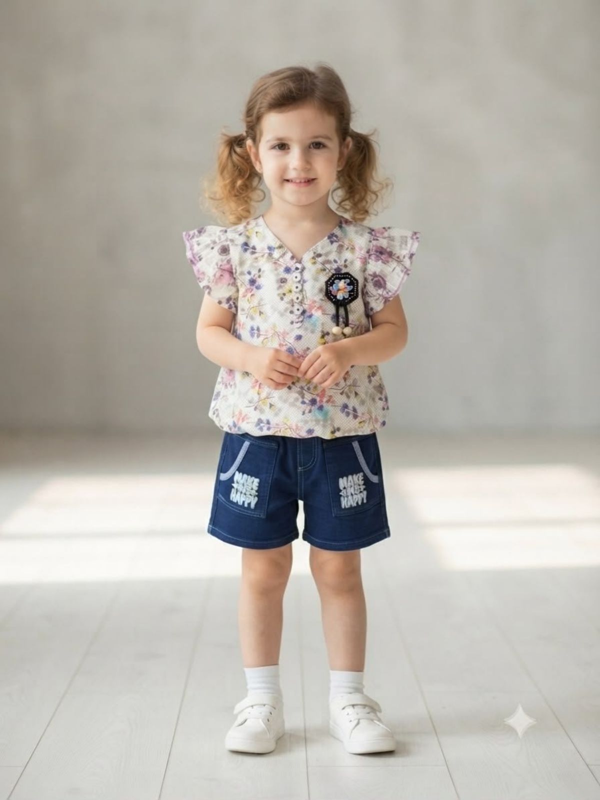 SG Fashion Kids girl top bottom Set