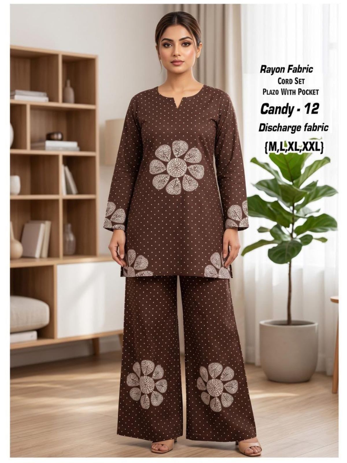 Women's Ethnic Wear Co-Ords Set- Candy-12