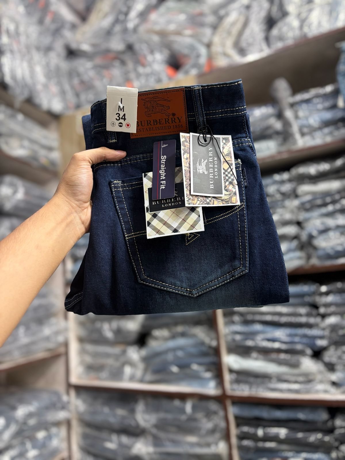 Men's Flat Finished Jeans