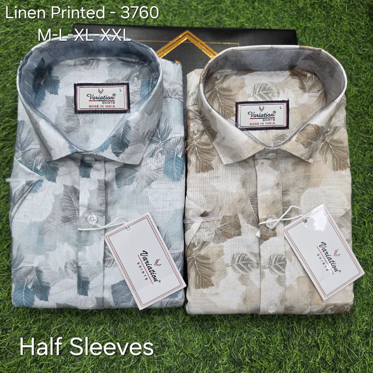 Variation Linen Printed Men's Shirts- 3760
