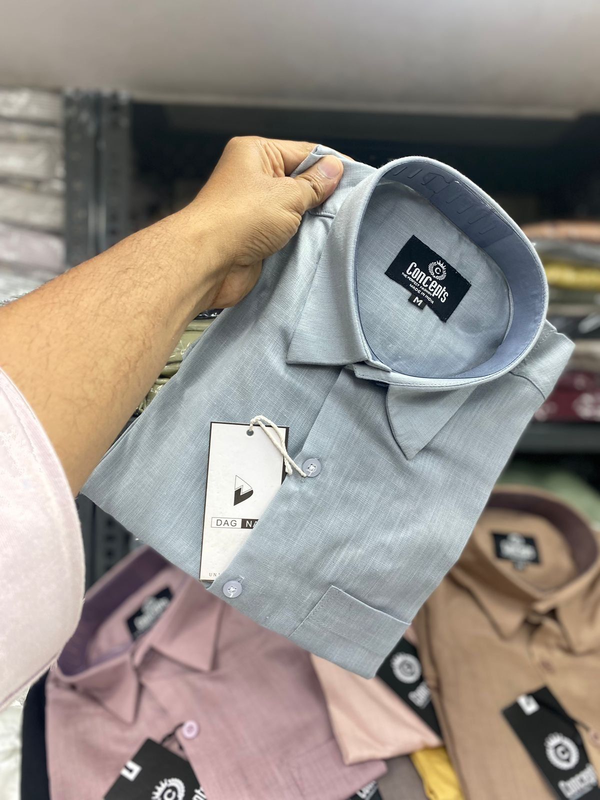 Concepts Men's Shirts Cotton Linen