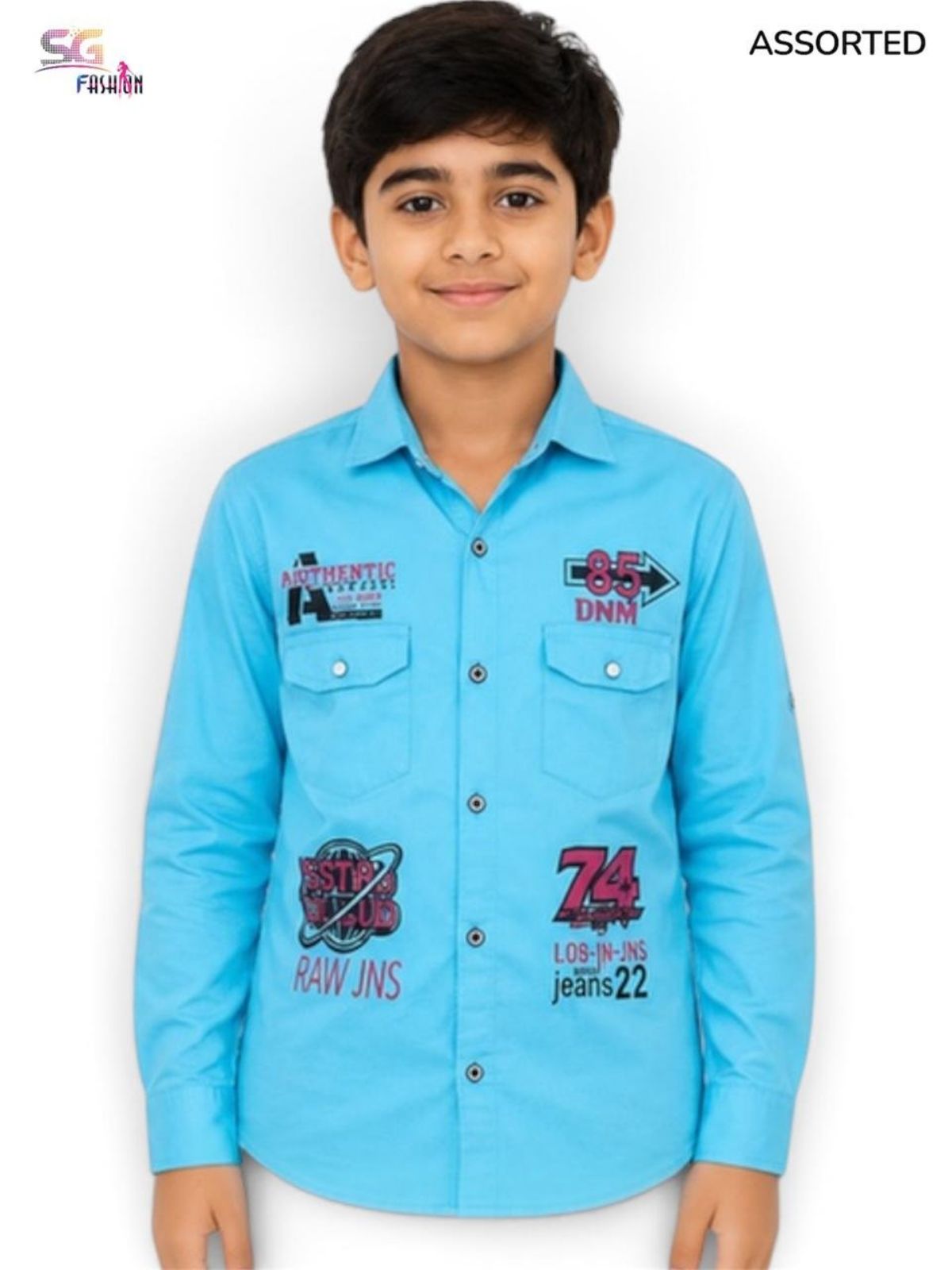 SG Fashion Kids Boys Shirts Set (2-10yrs)