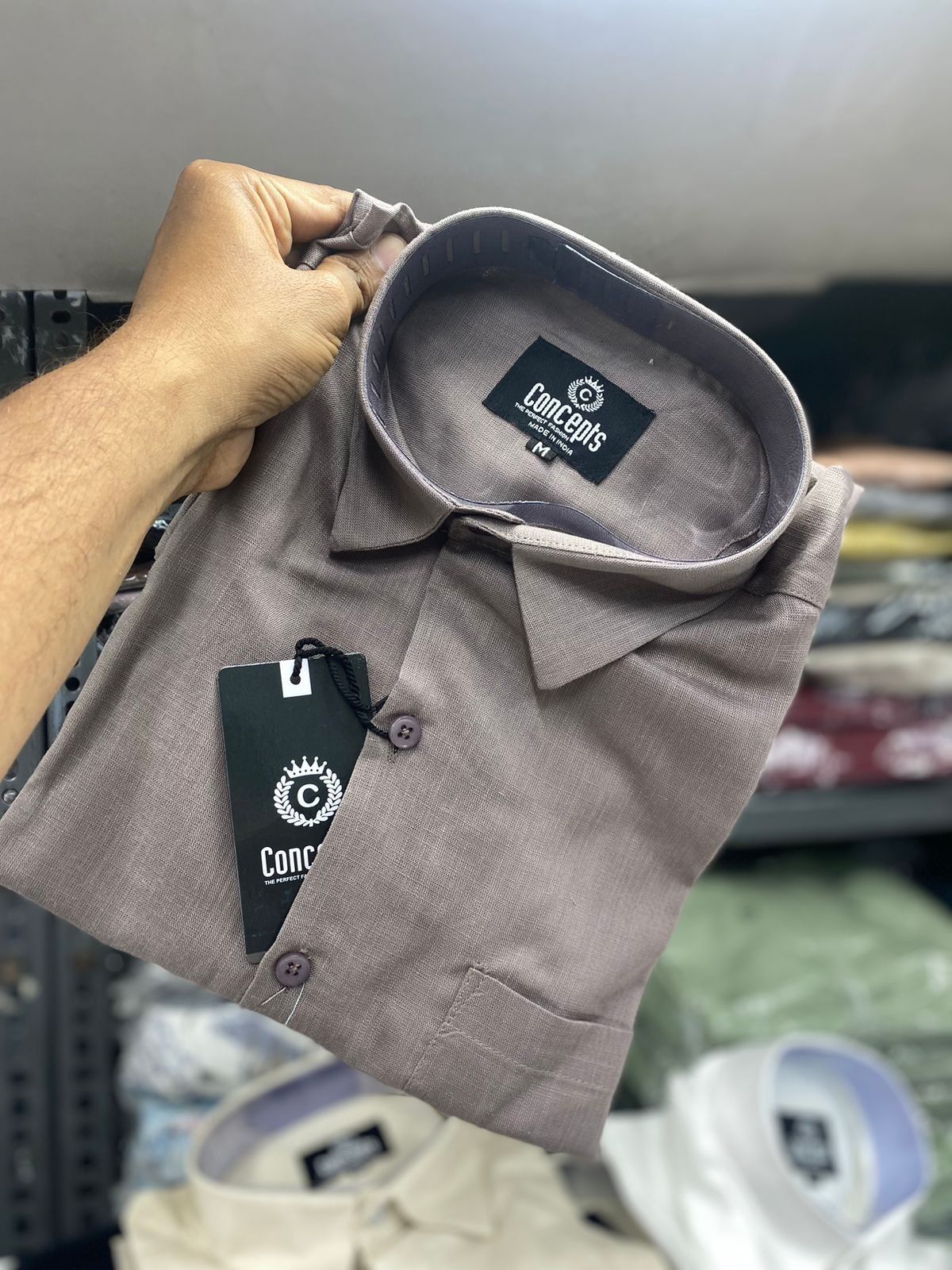 Concepts Men's Shirts Cotton Linen
