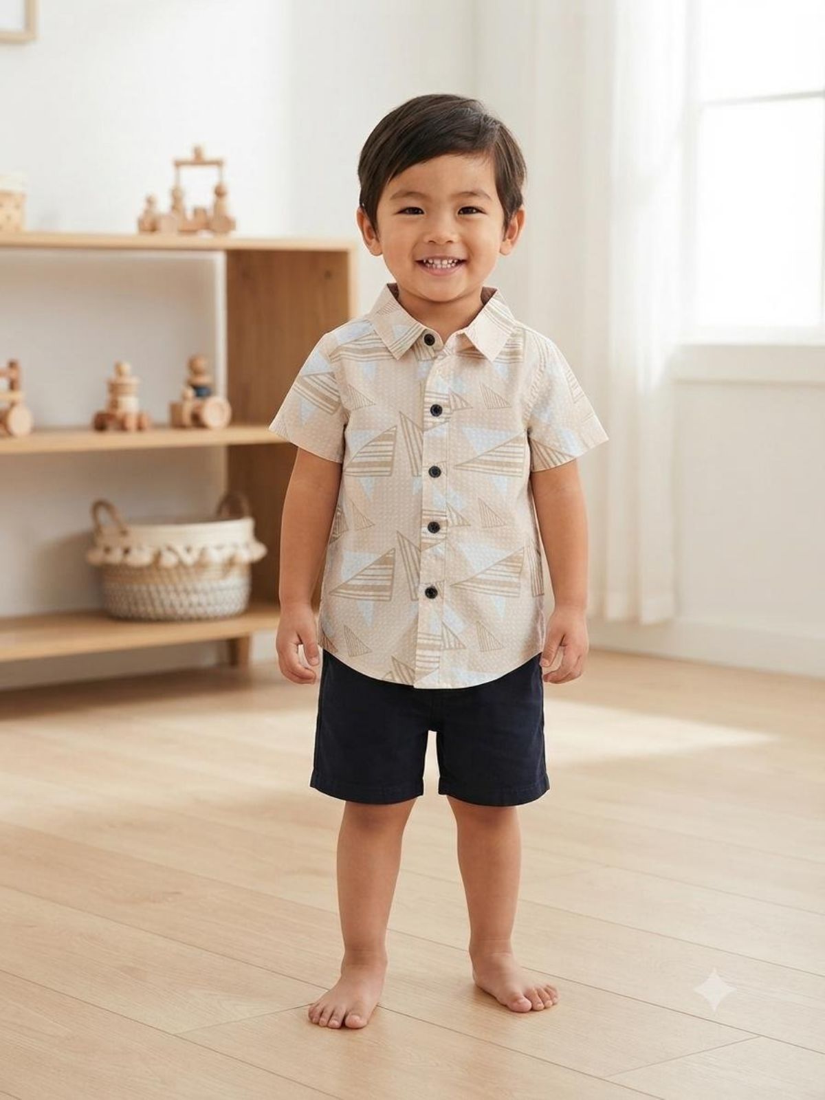 SG Fashion Kids Boys Shirts Set