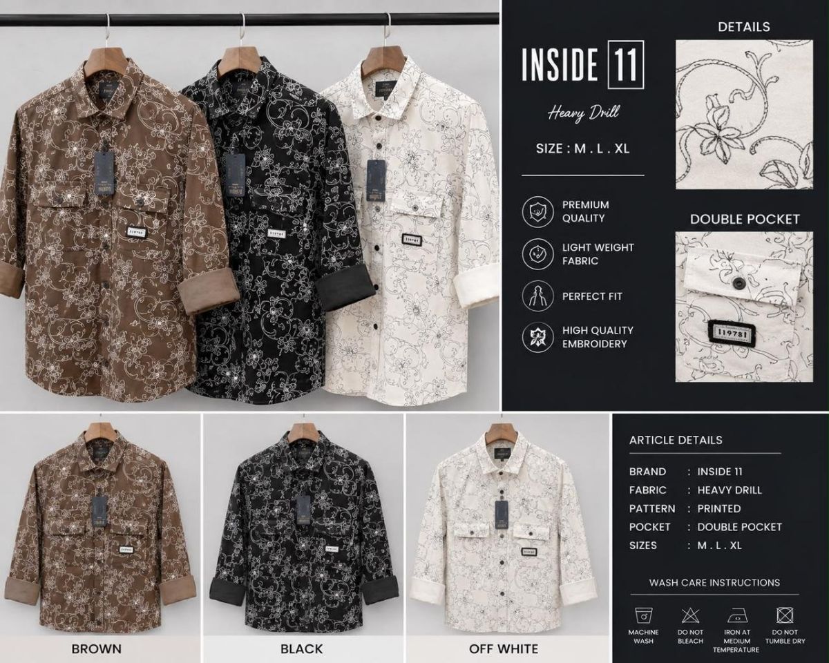 Men's Heavy Drill Fabric Shirts