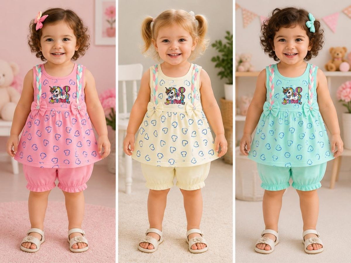 SG Fashion Girls Top Bottom Set