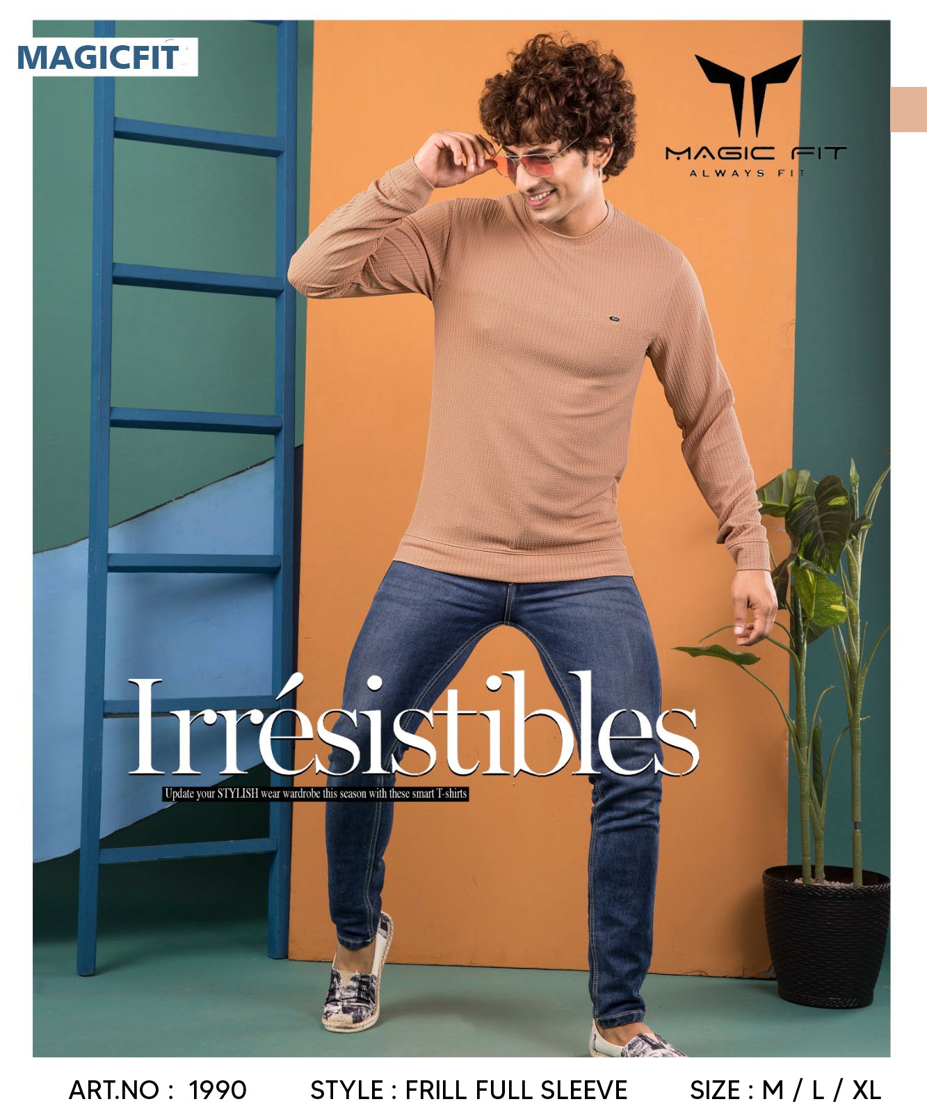 BRAND :-MagicFit  MENS Half Sleeve Polo Neck Tshirt,1988:XL