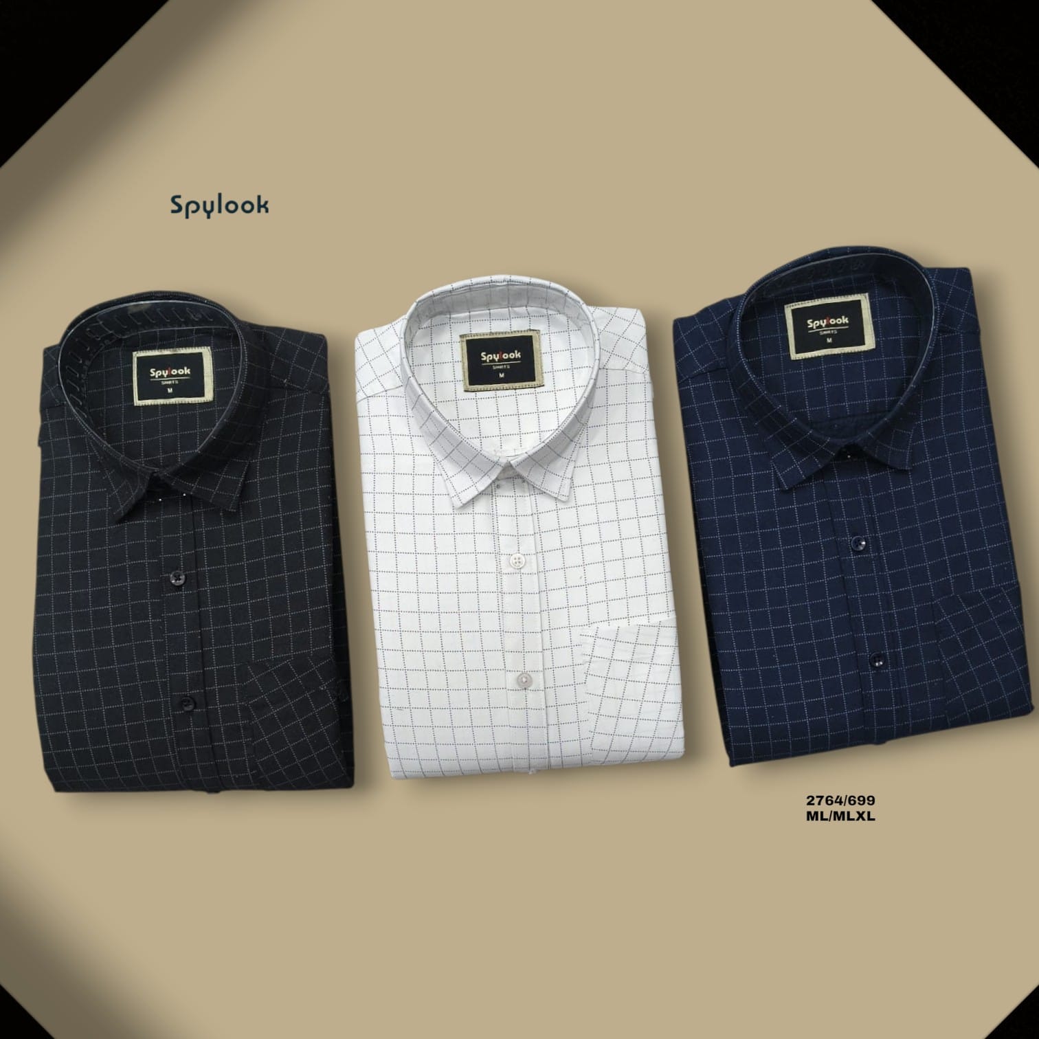 ML CREATION SPYLOOK CHECK SHIRT 2764/MLXL