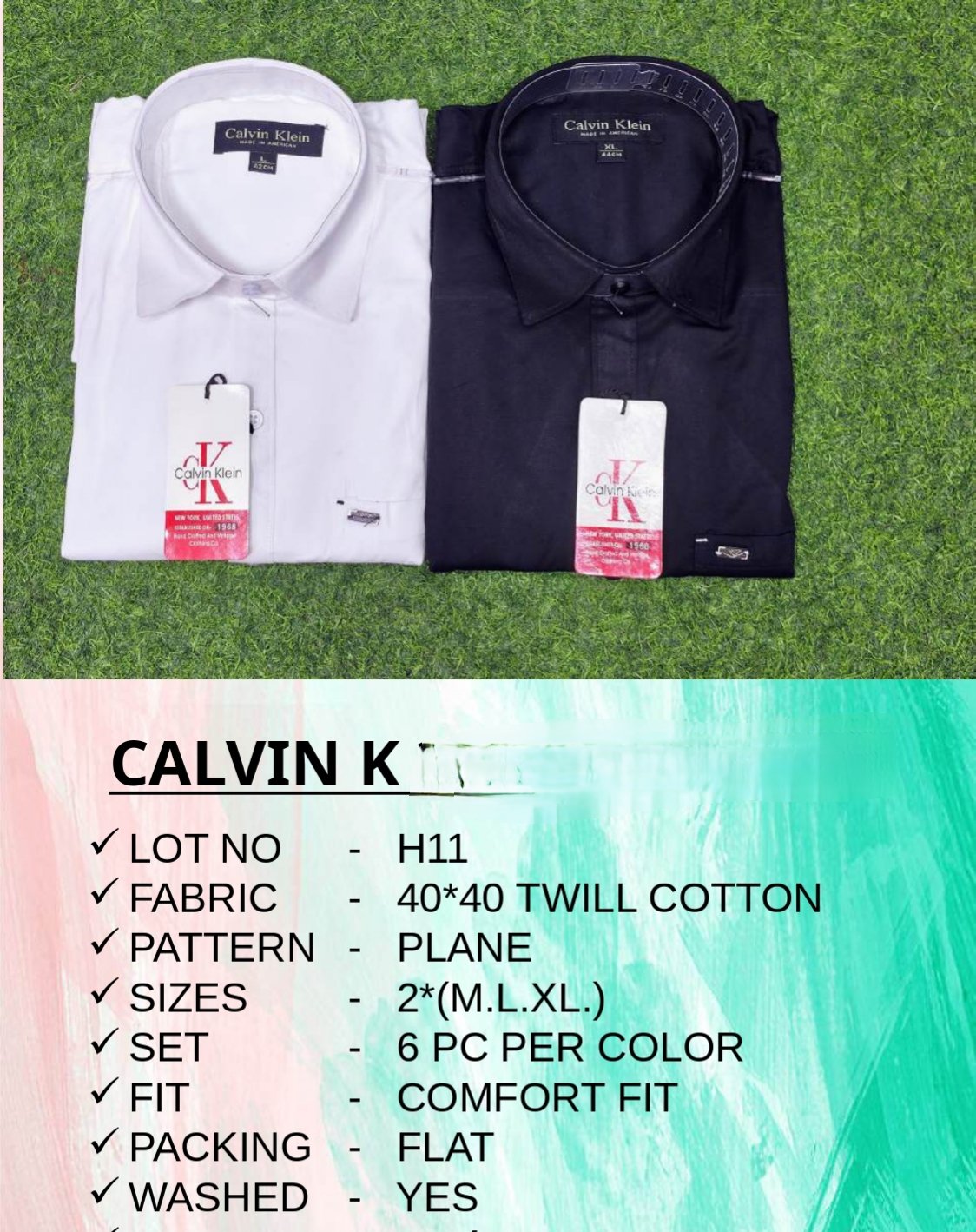 Men's Shirts- CALVIN K (3XL)