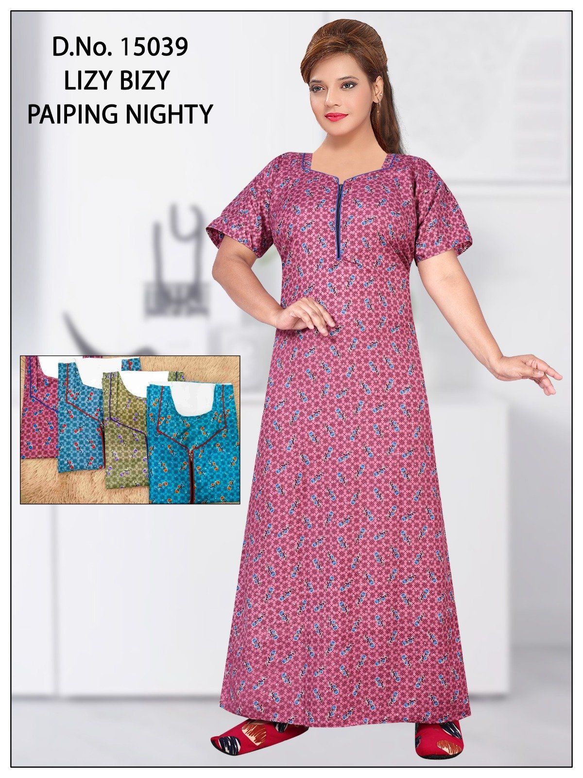 Seven Cross Women's Lizy Bizy Lace Nighty D No- 15039