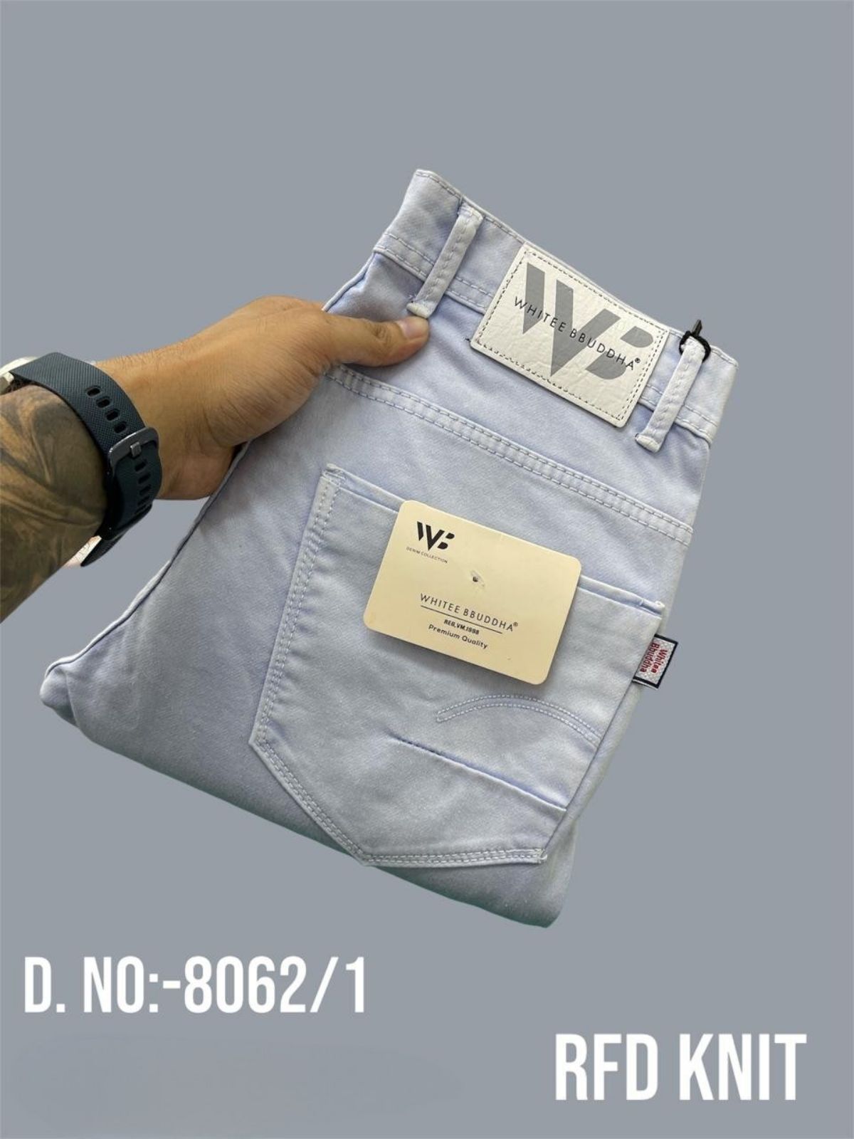 Whitee Budhha Men's RFD Jeans-8062/1 (28-36)