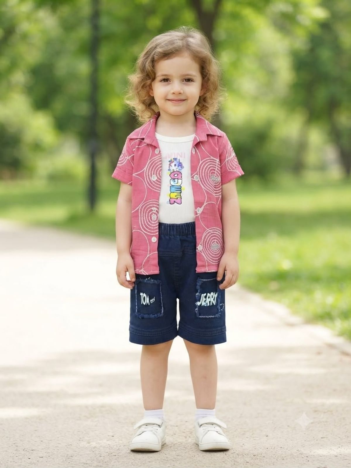 SG Fashion Kids girl top bottom Set