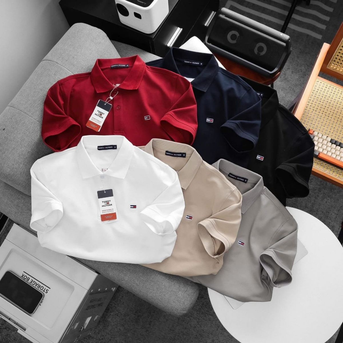 TOMMY HILFIGER PREMIUM MENS POLO T-SHIRT M to 2XL