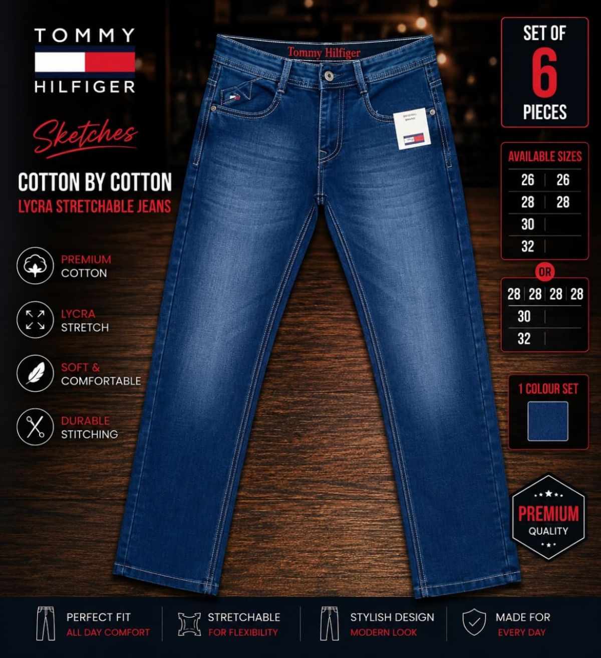 Updry Men's Denim Jeans