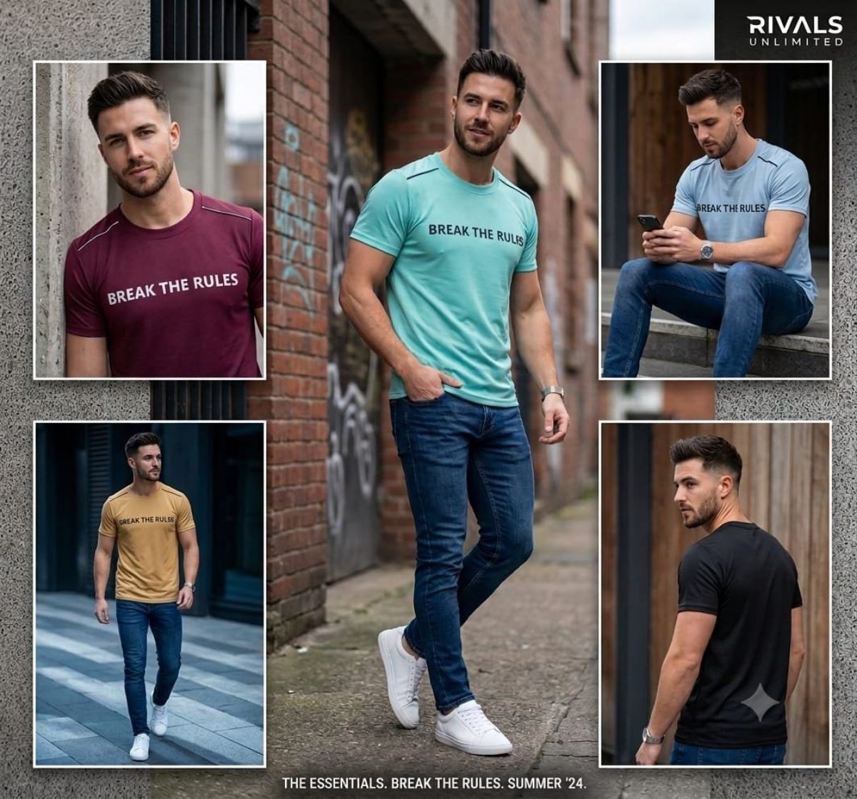 Men's Half Sleeve BTR T-shirts - 2025Btr