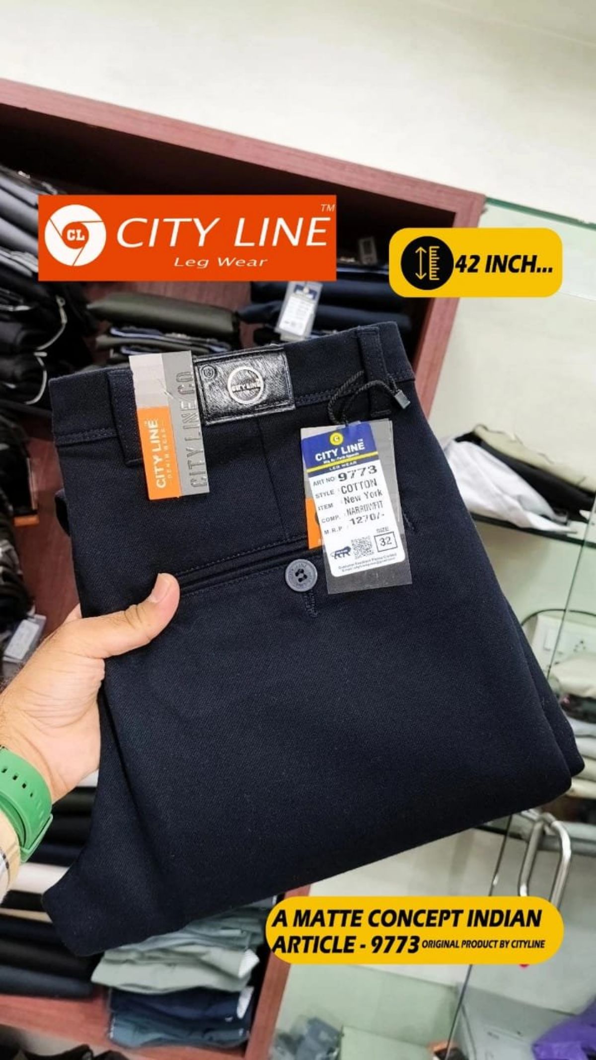 Men's Premium Formal Pants -9773