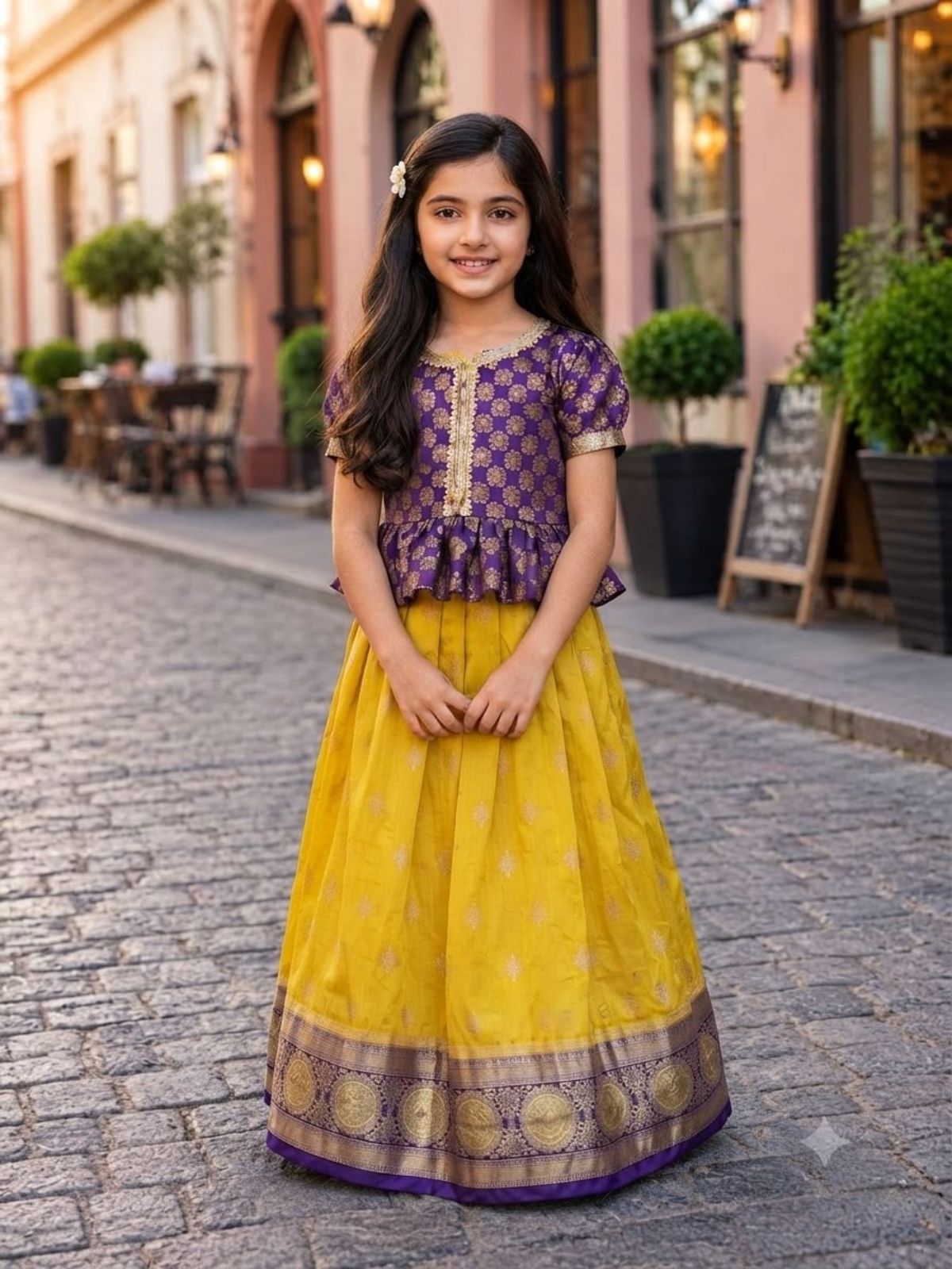 SG Fashion Kids Girls Lehenga Choli Set