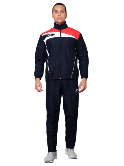 Men's Tracksuit  459B-Navy/Red/White-L-TZ