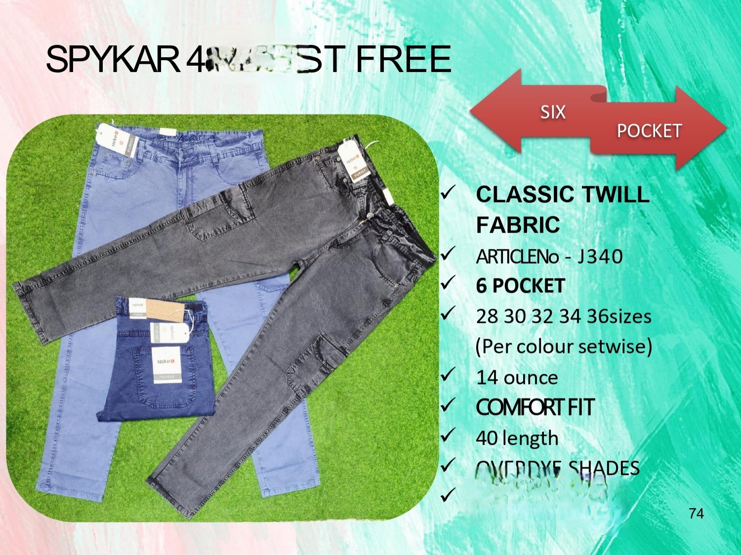 Men's Denim Jeans- SPYRKAR