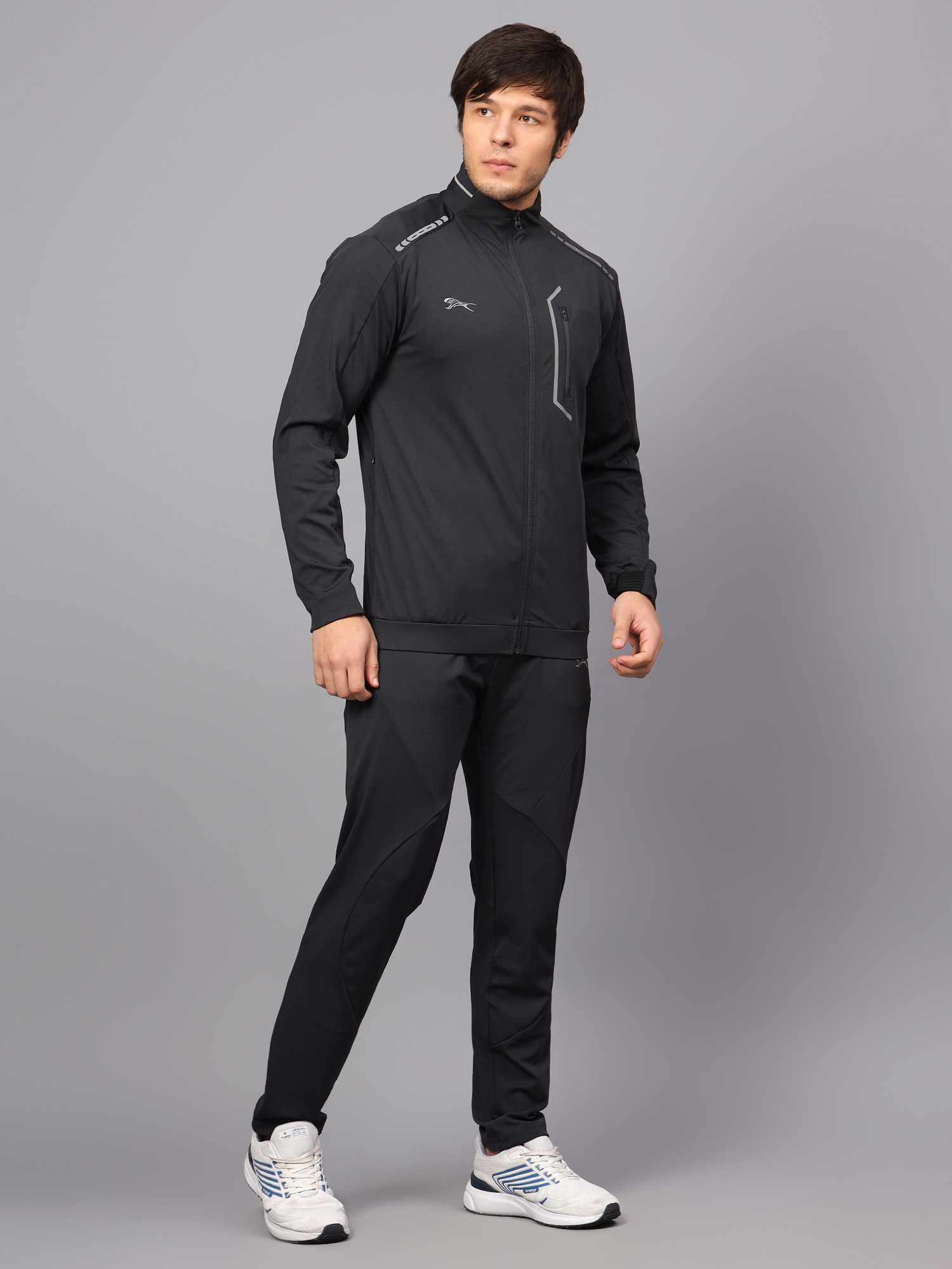 Men's Tracksuit  SNTSW110M-Charcoal Grey-3XL
