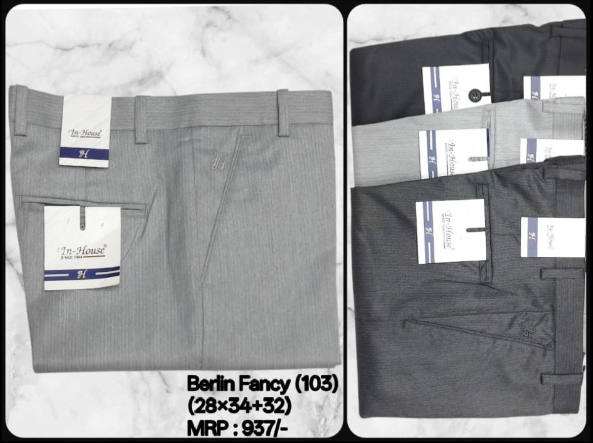 In-house Trouser For Men's -IF/03- Berlin Fancy (103)