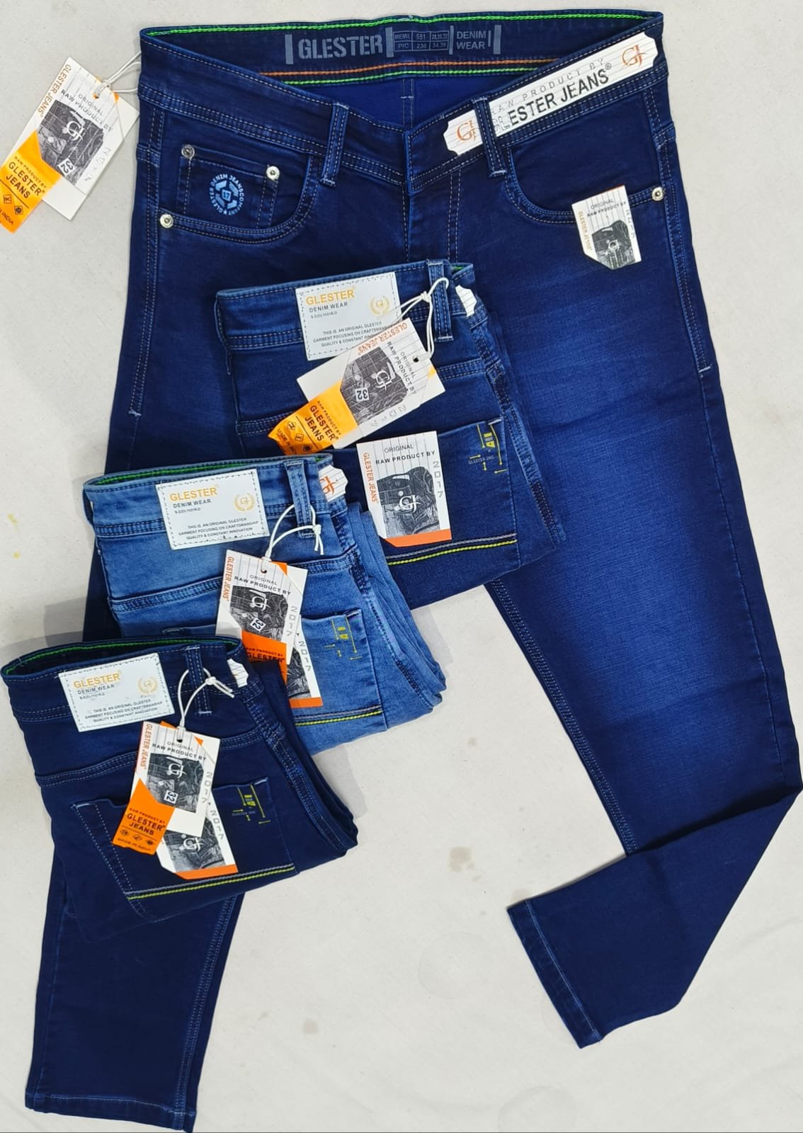Men's Glester LNJ Premium Quality Jeans By Dirty Mad