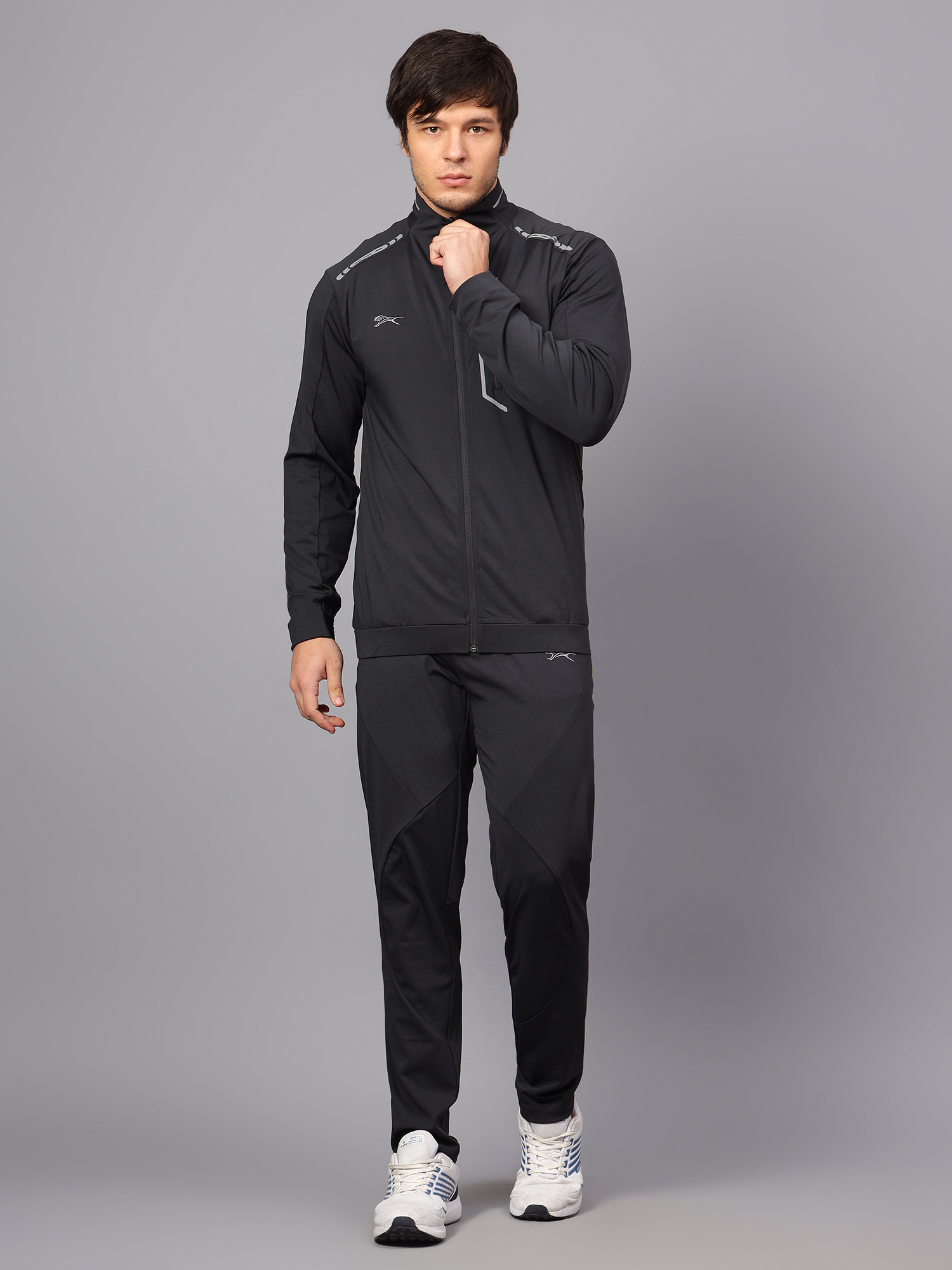 Men's Tracksuit  SNTSW110M-Charcoal Grey-L