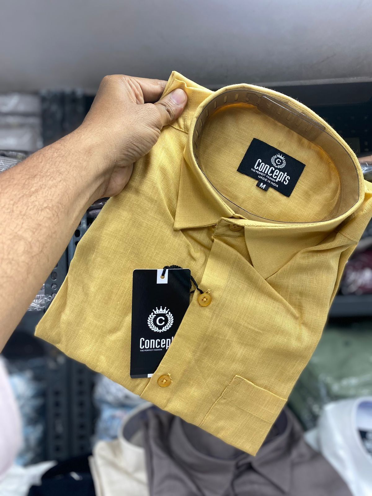 Concepts Men's Shirts Cotton Linen
