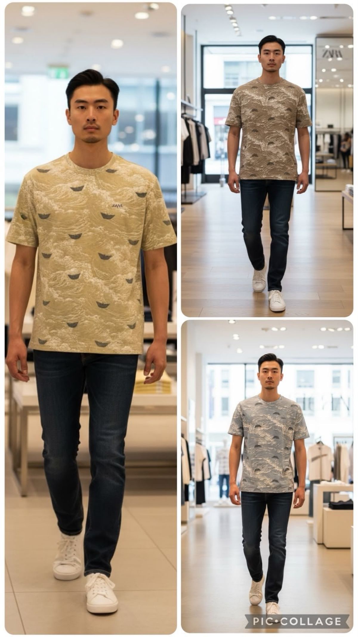 Men's Digital Printed Lycra Half Sleeves T-shirts