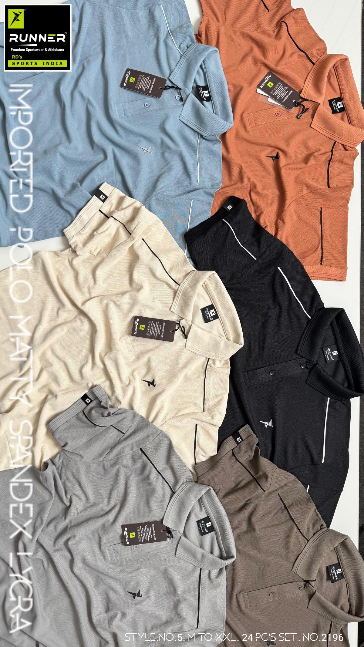 RUNNER Men's T-shirts D No- 2197