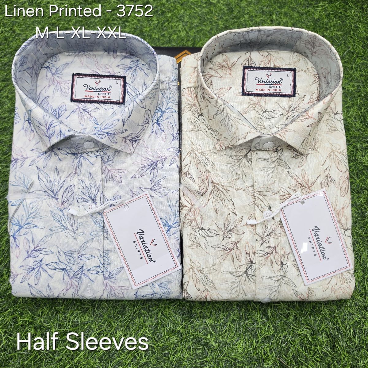 Variation Linen Printed Men's Shirts- 3752