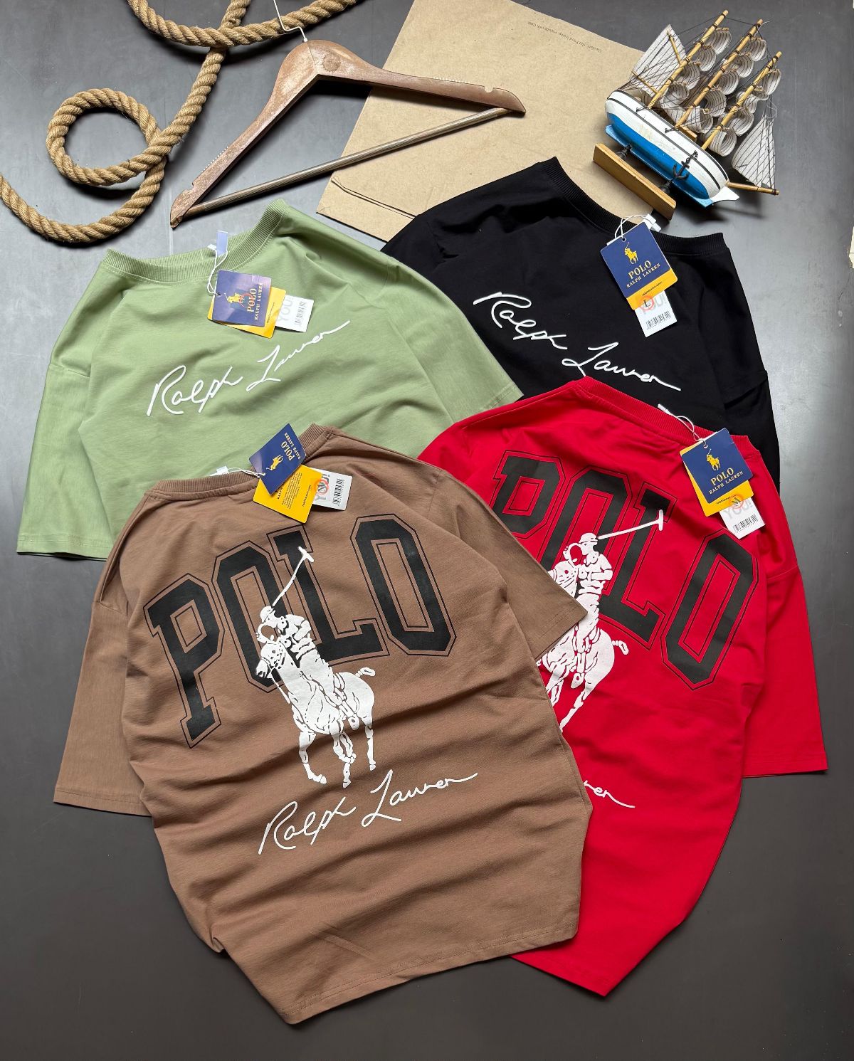 Cotton Lycra Drop Shoulder T-shirts Set