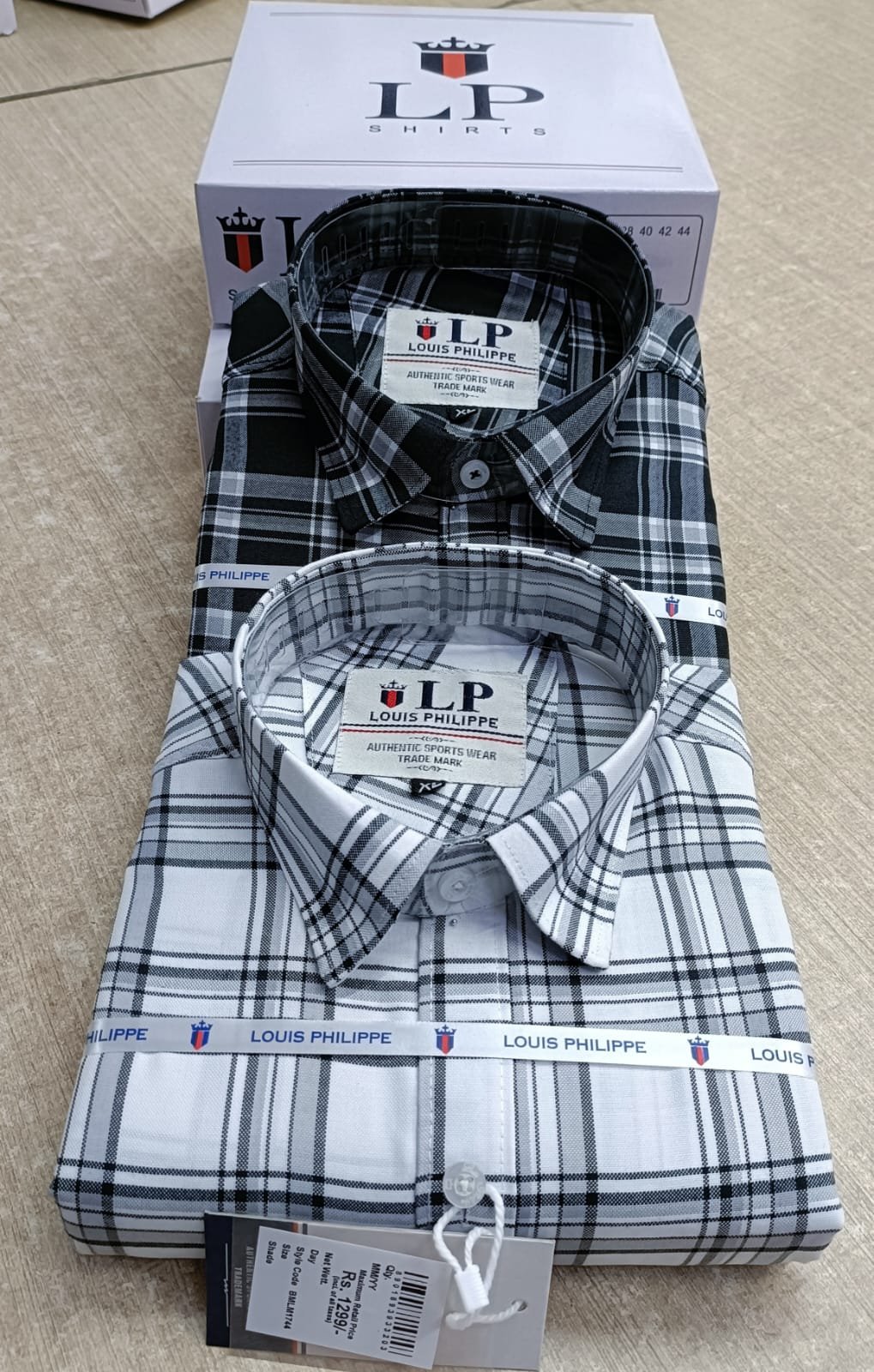 Men's Shirts Oxford check