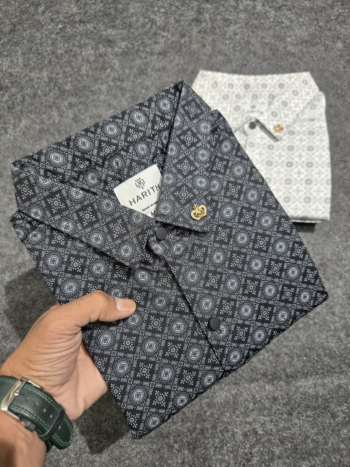 Printed Men's Short Kurt