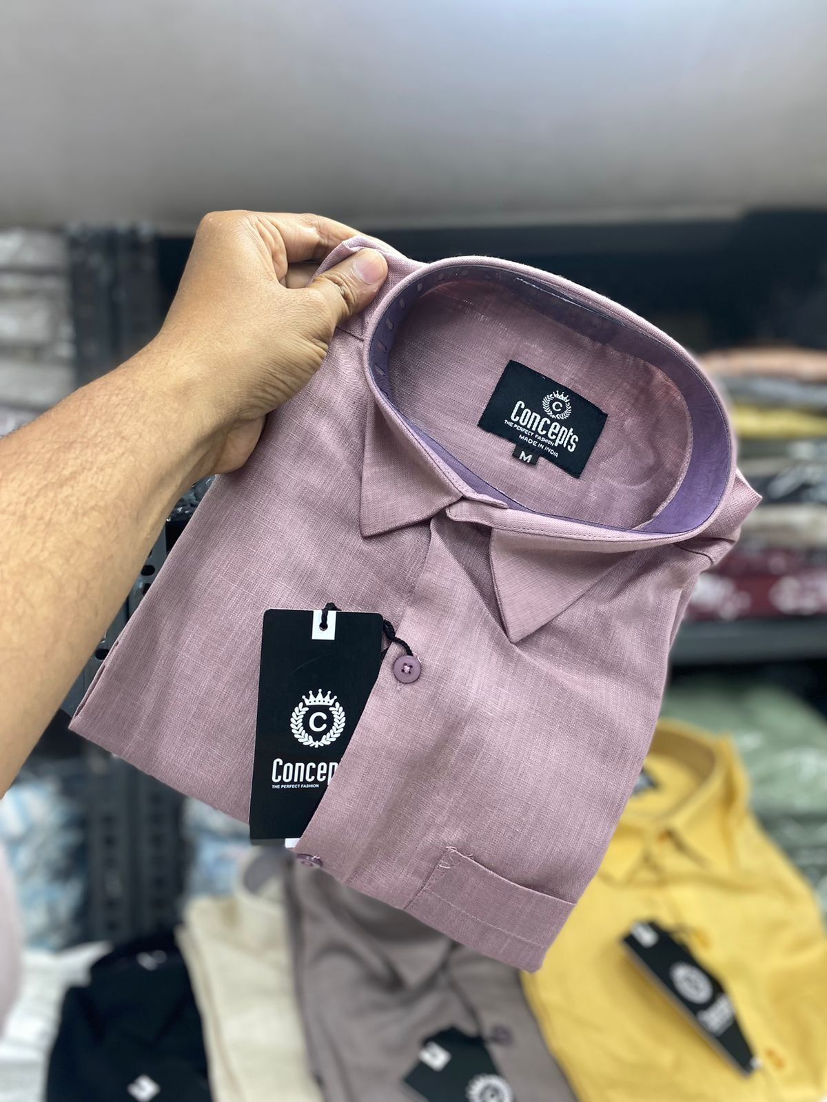 Concepts Men's Shirts Cotton Linen