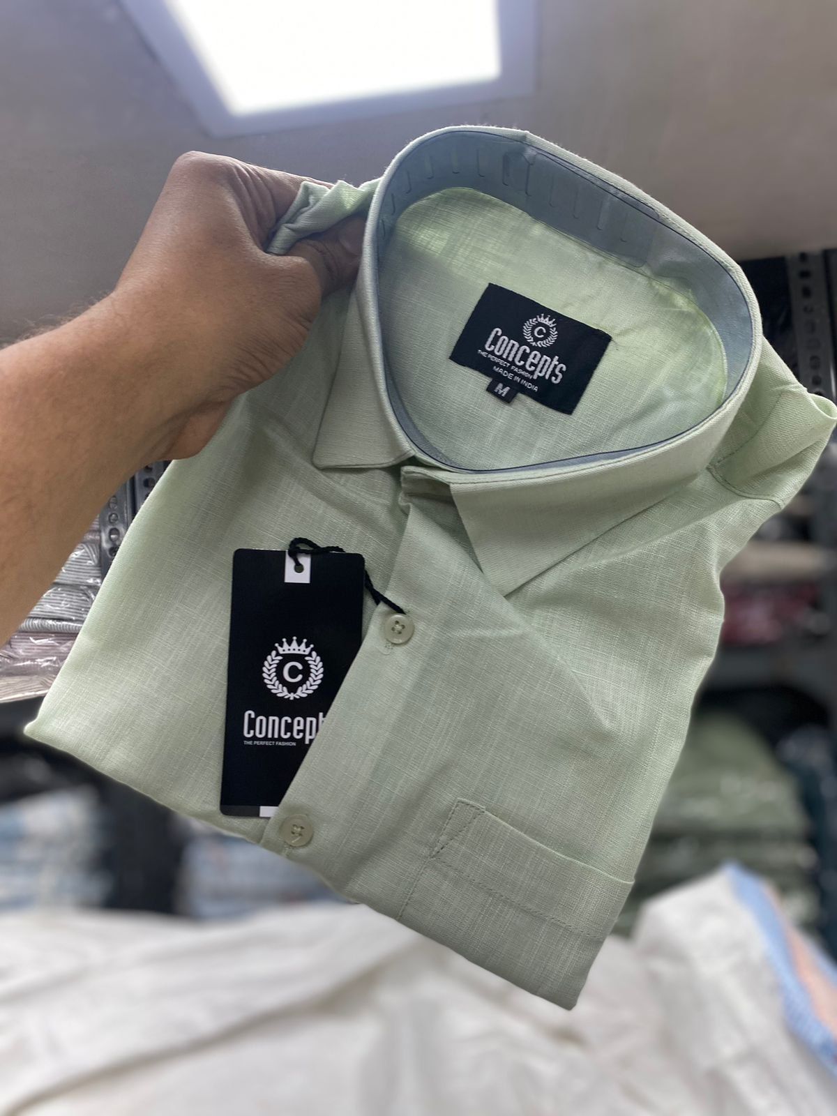Concepts Men's Shirts Cotton Linen