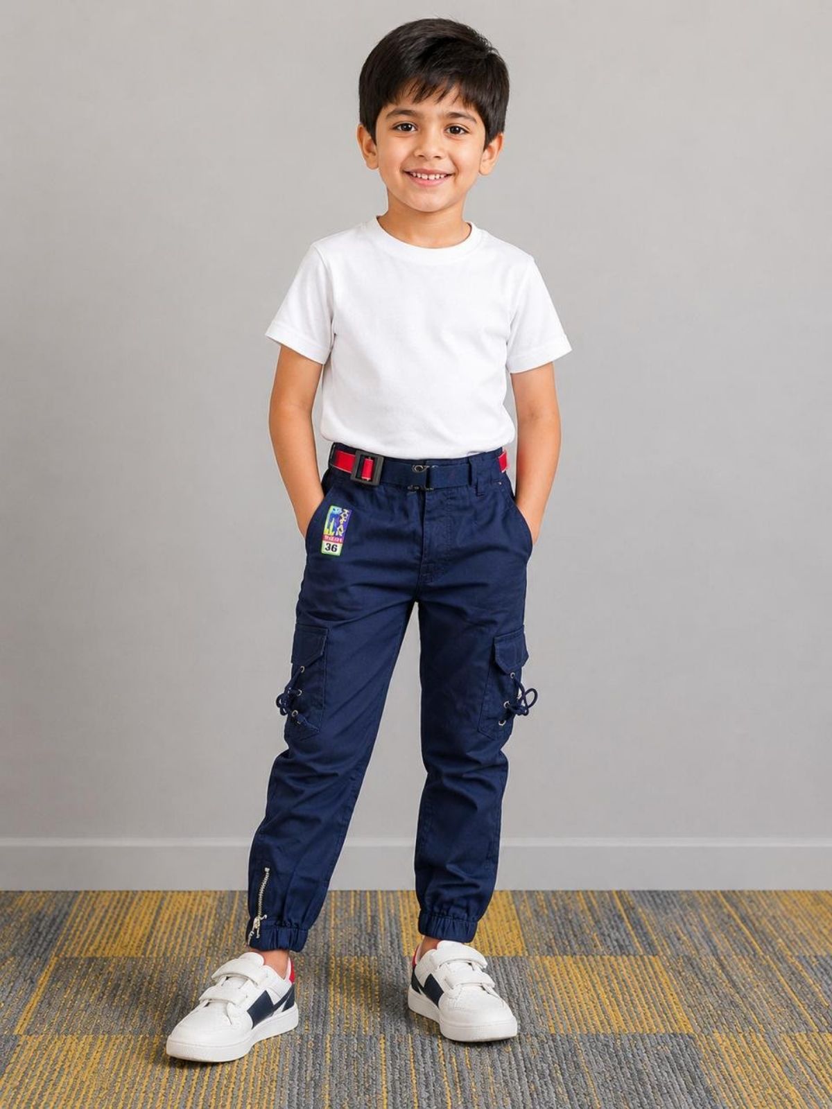 SG Fashion Kids Boys Cargo Pants Set (32-36)