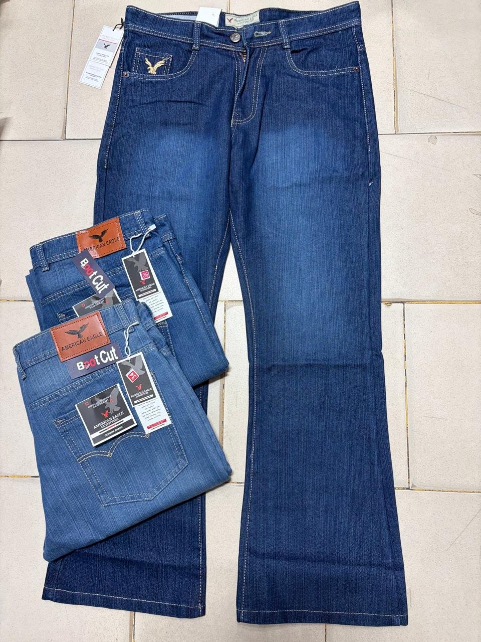 Men's slub Jeans non lycra
