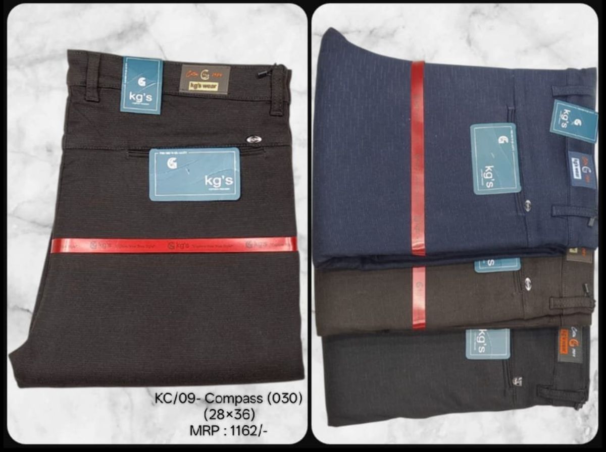 Trouser For Men's - KC/09- Compass (030) Cotton Trouser