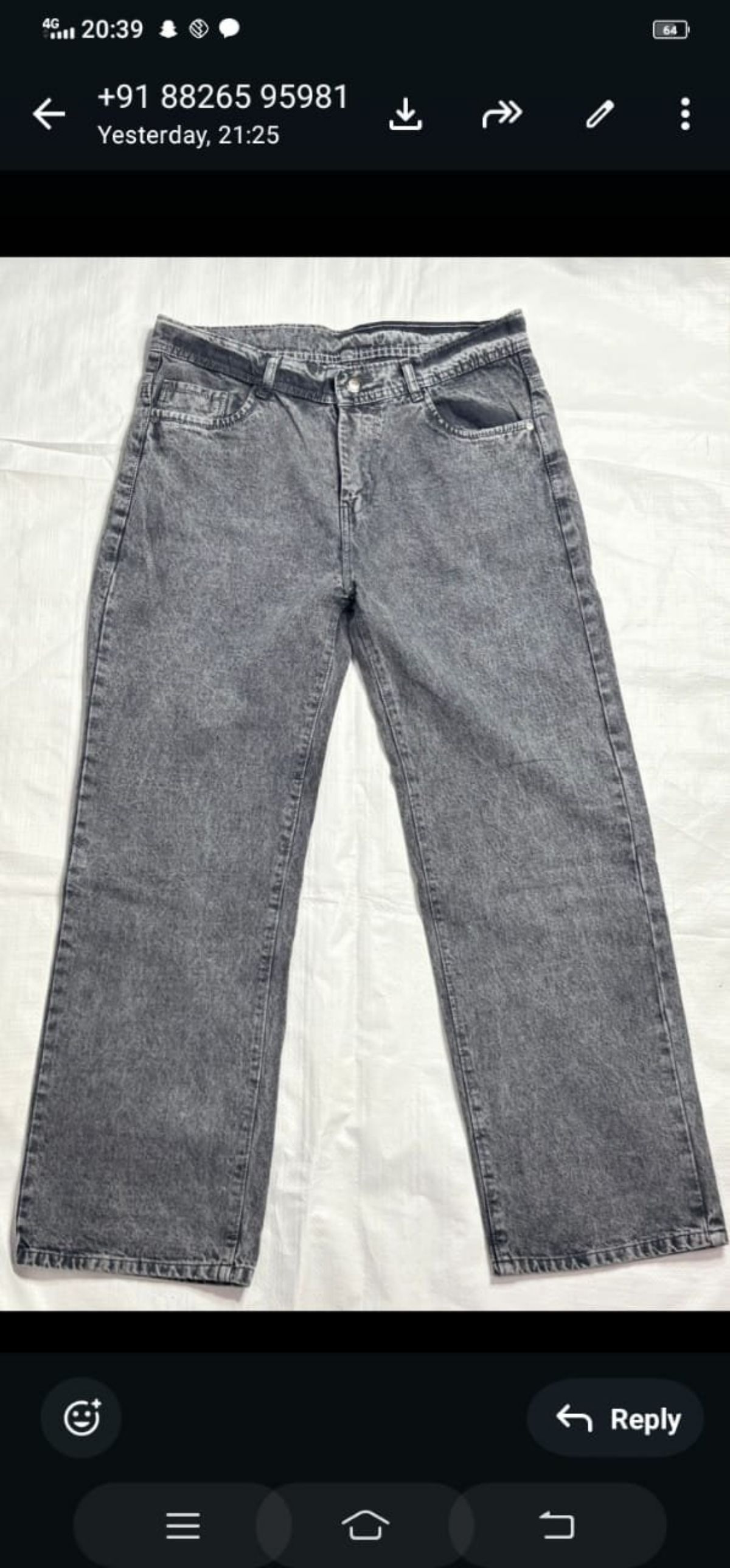 Men's Baggy Denim Jeans