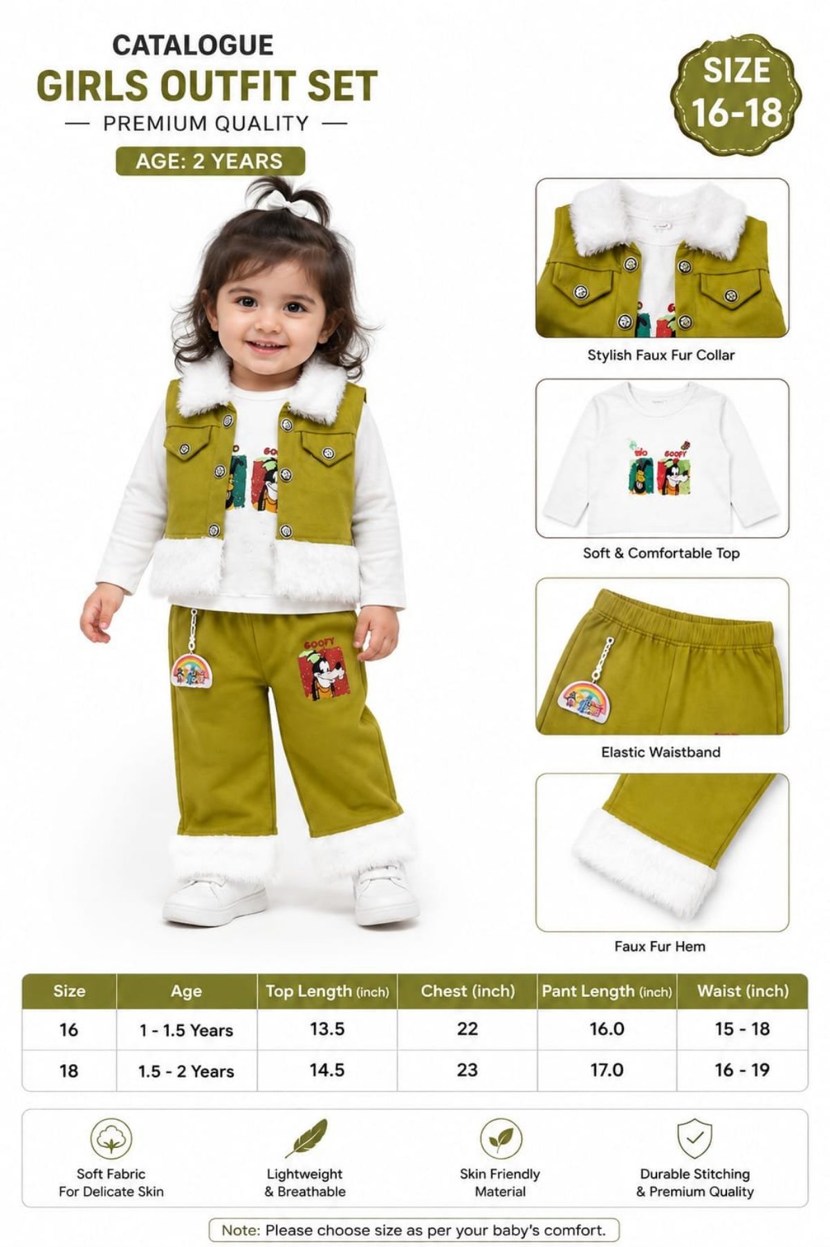 SG Fashion Giels Top Bottom Set