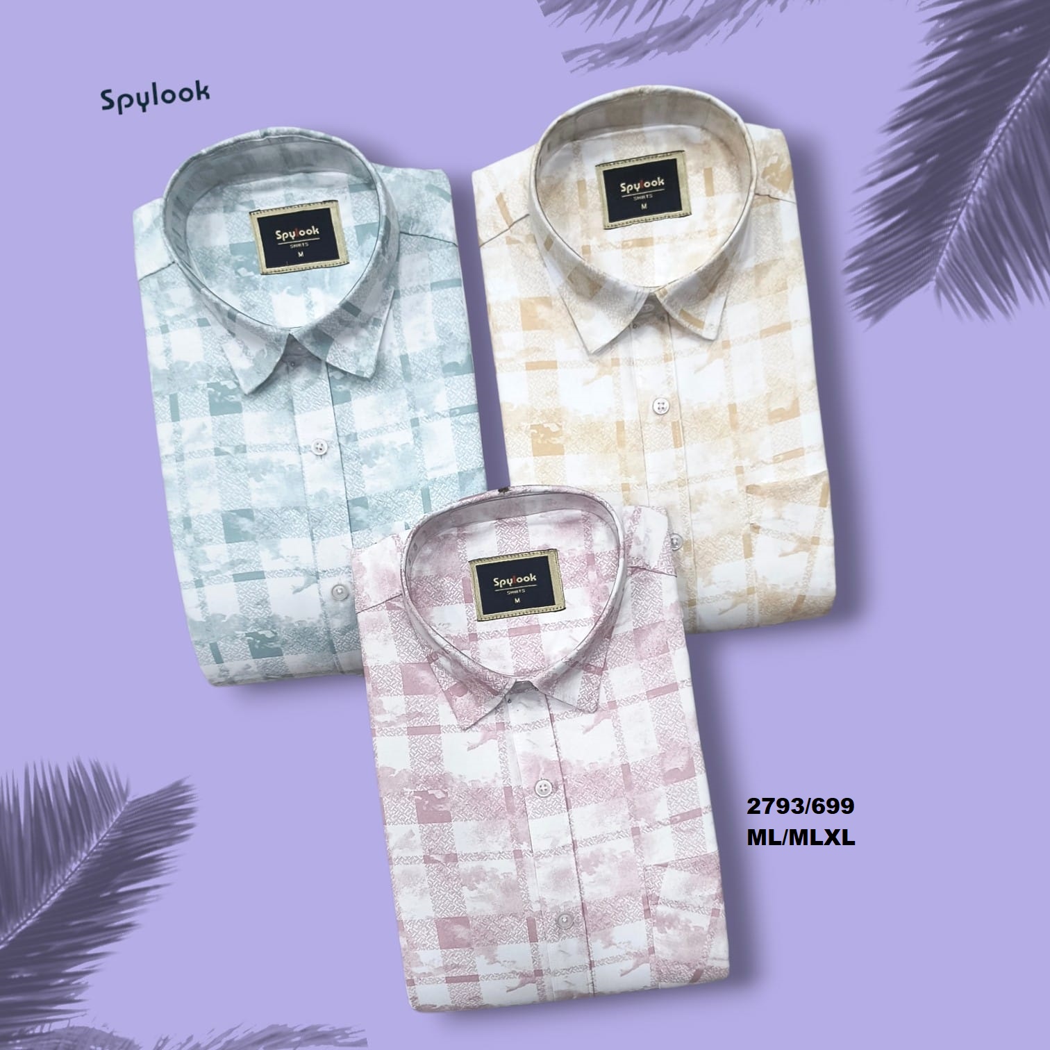 ML CREATION SPYLOOK CHECK SHIRT 2793/MLXL