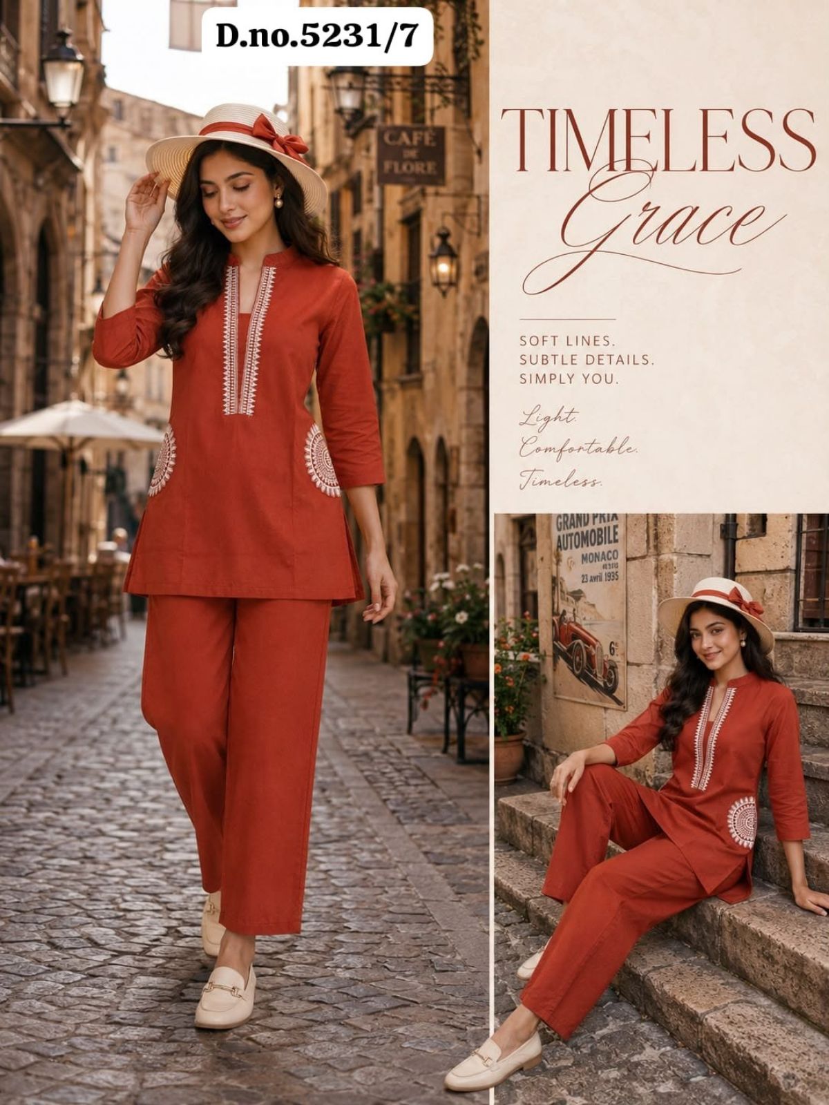 Women's Ethnic Wear Co-Ords Set-5231/7
