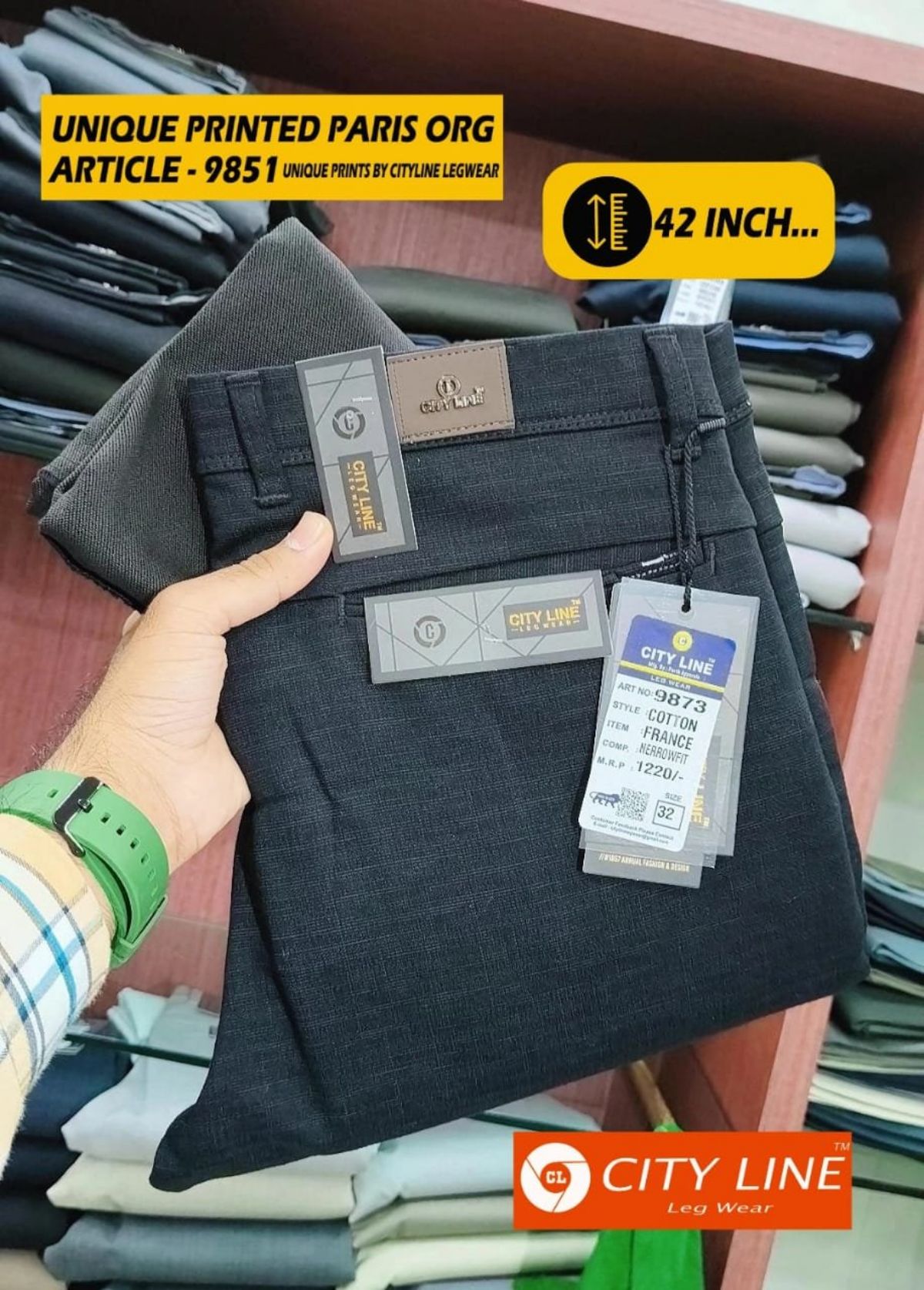 Men's Premium Formal Pants -9851